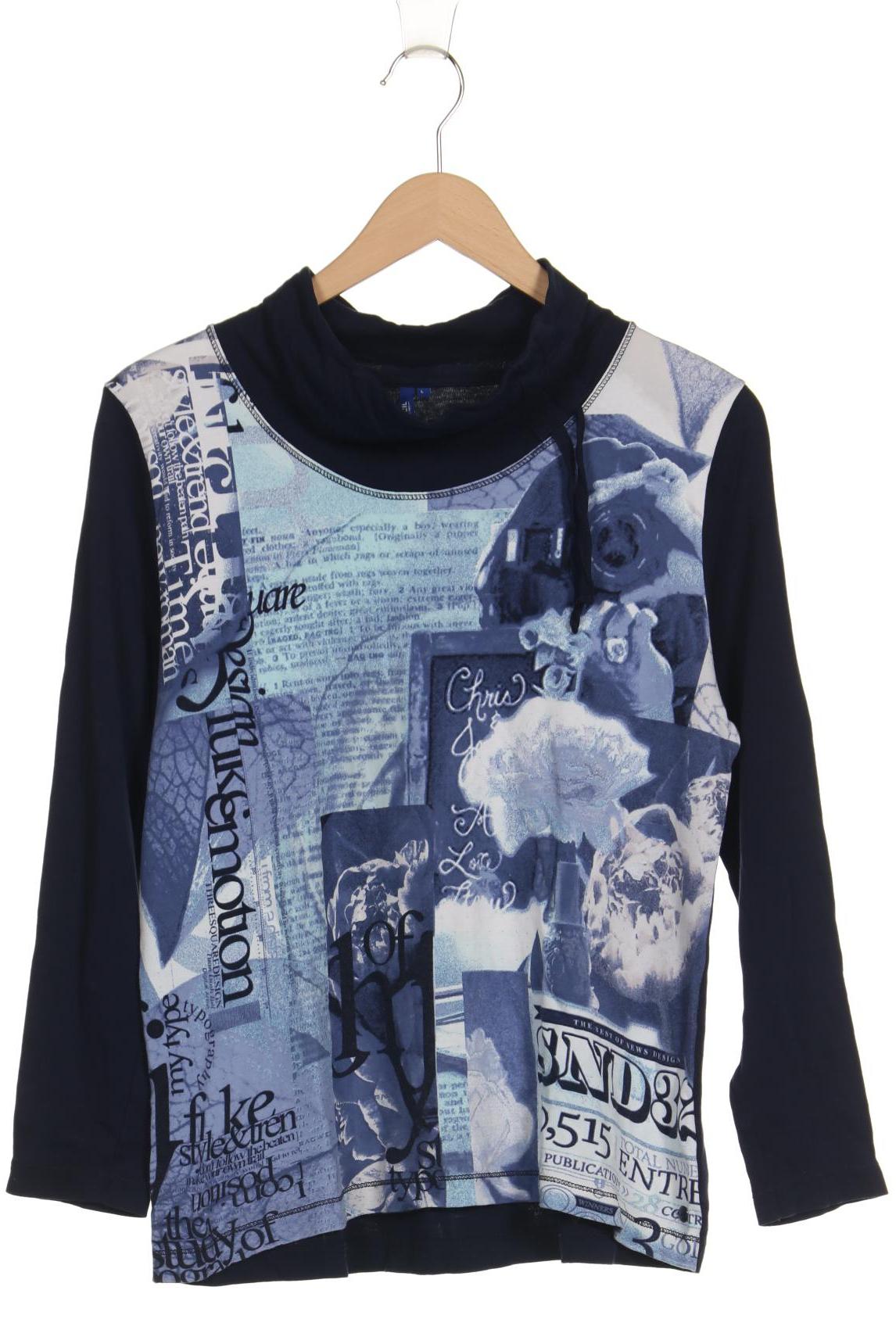 

Cecil Damen Langarmshirt, marineblau, Gr. 42