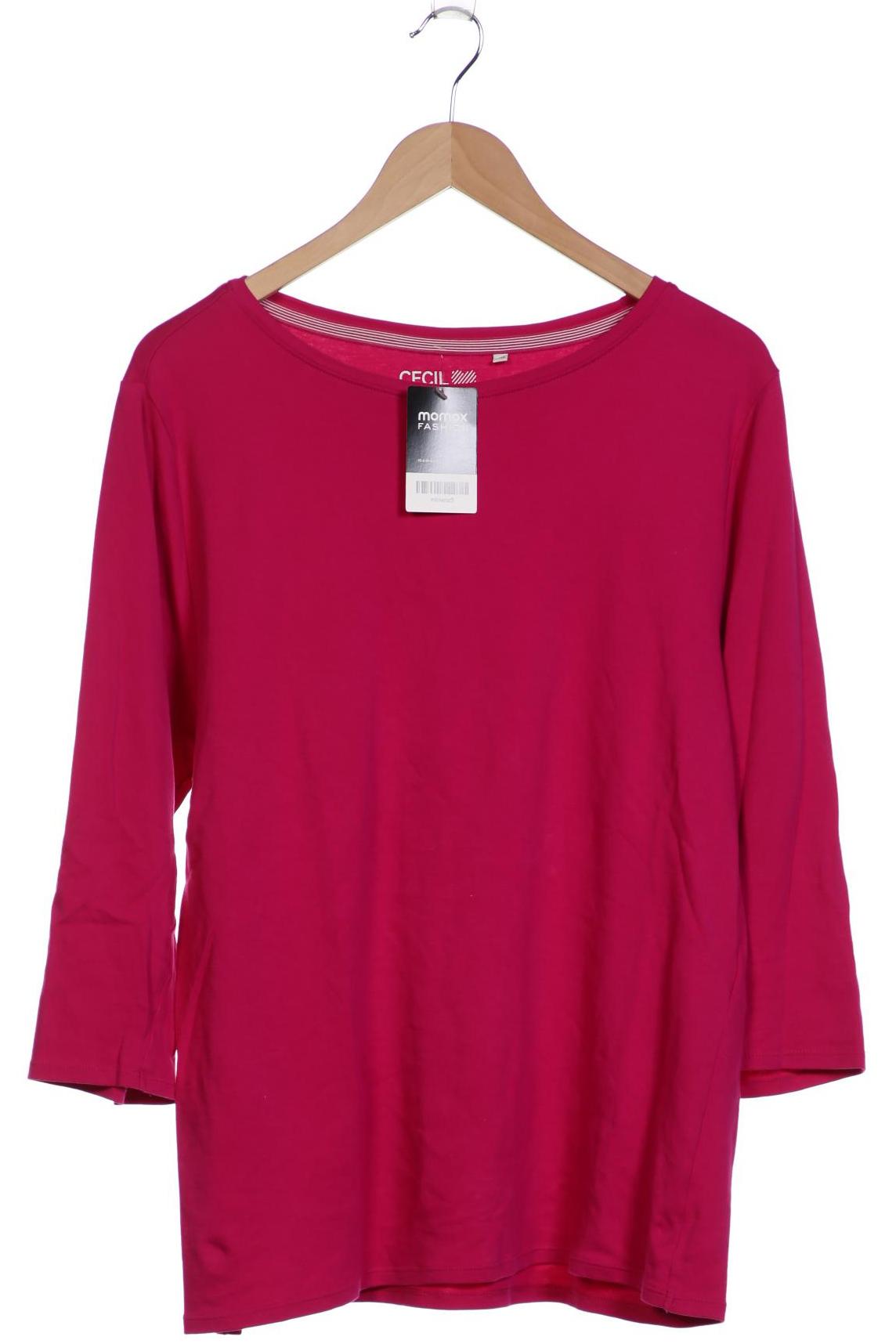 

Cecil Damen Langarmshirt, pink, Gr. 46
