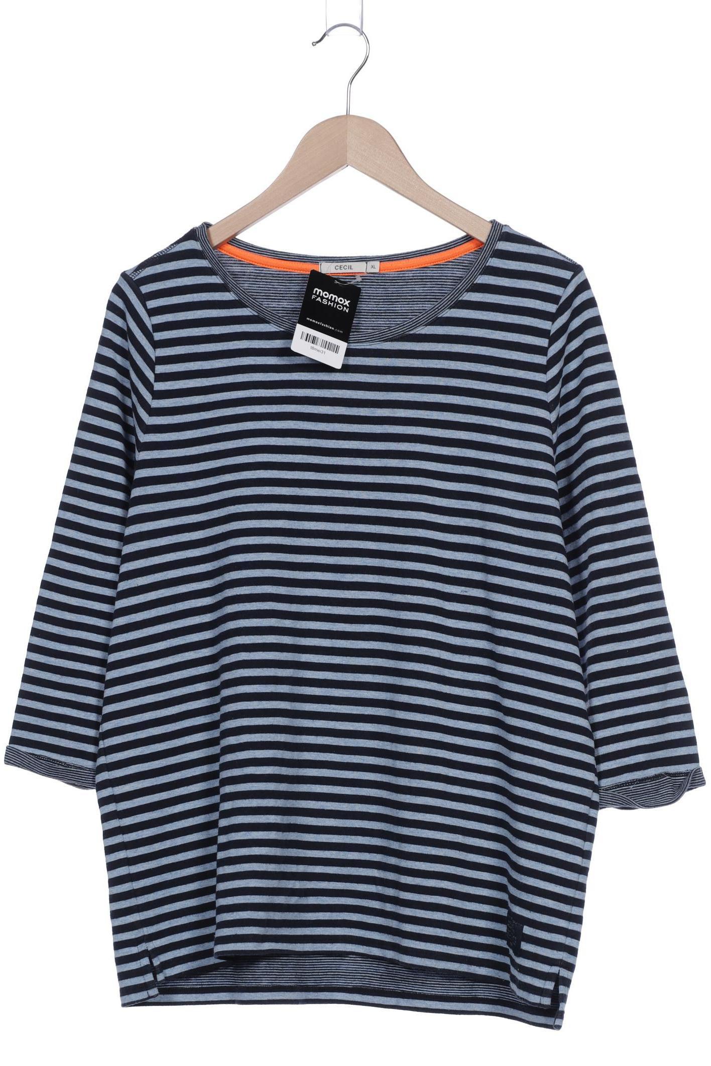 

Cecil Damen Langarmshirt, marineblau, Gr. 44