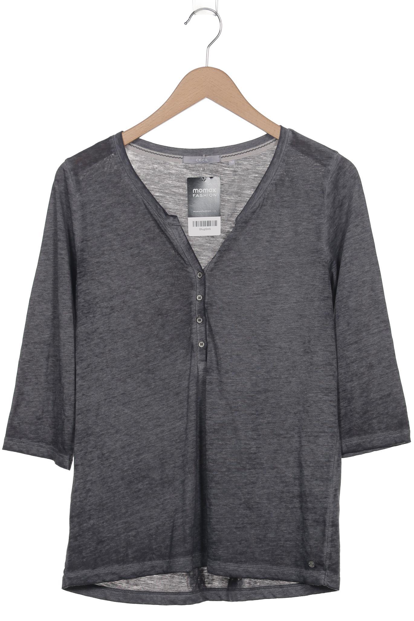 

Cecil Damen Langarmshirt, grau, Gr. 38