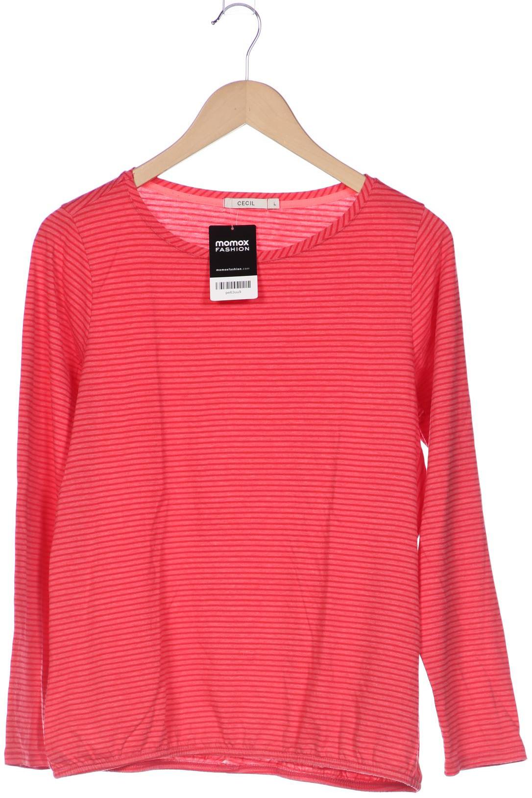 

Cecil Damen Langarmshirt, pink, Gr. 42