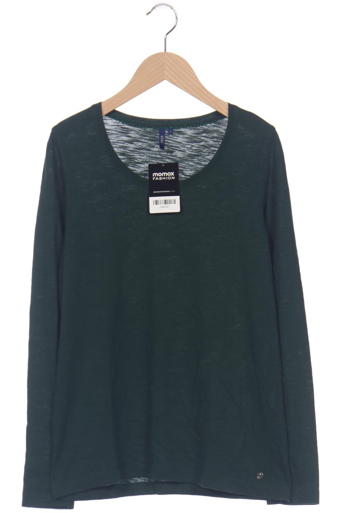 

Cecil Damen Langarmshirt, grün, Gr. 36