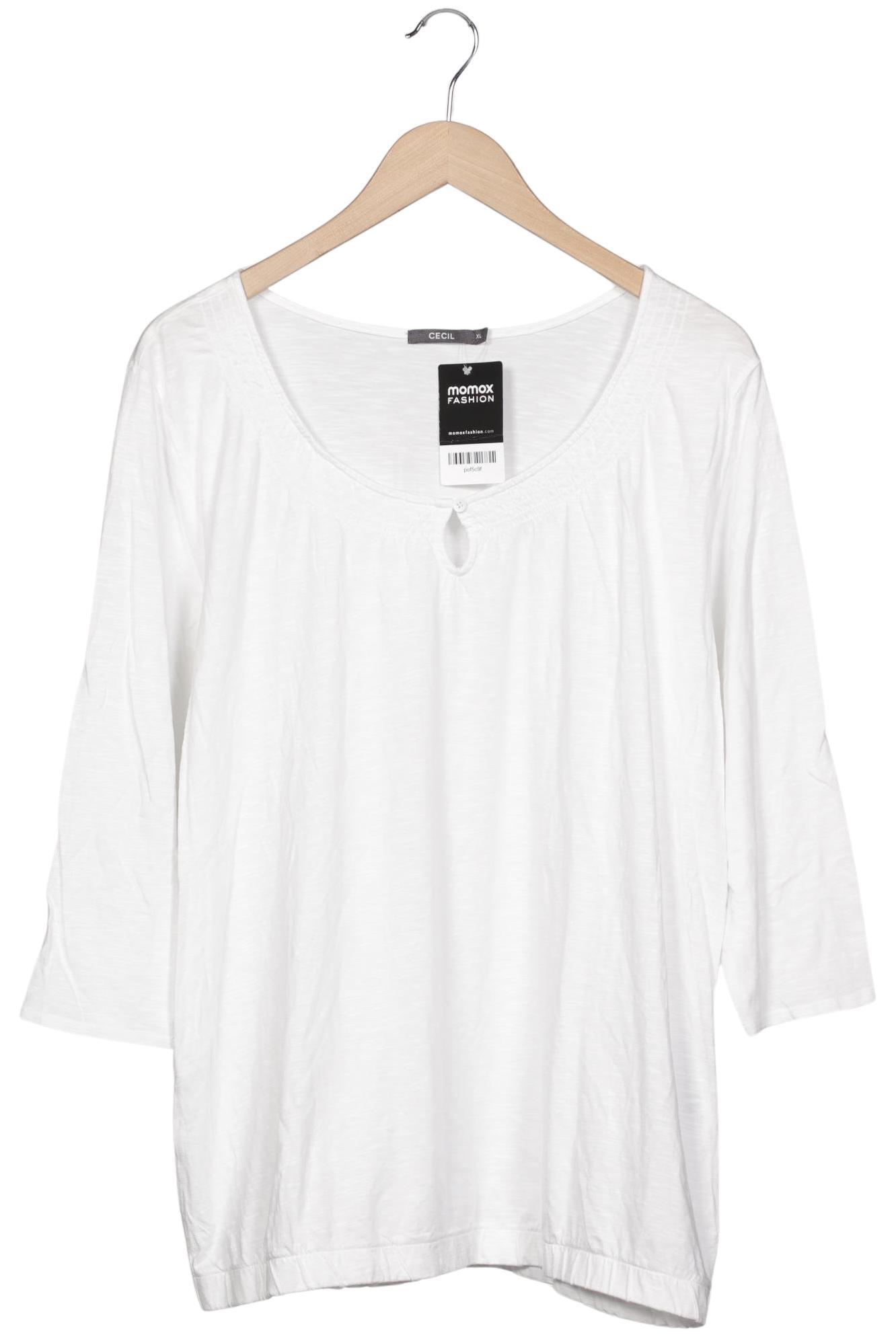 

Cecil Damen Langarmshirt, weiß, Gr. 44