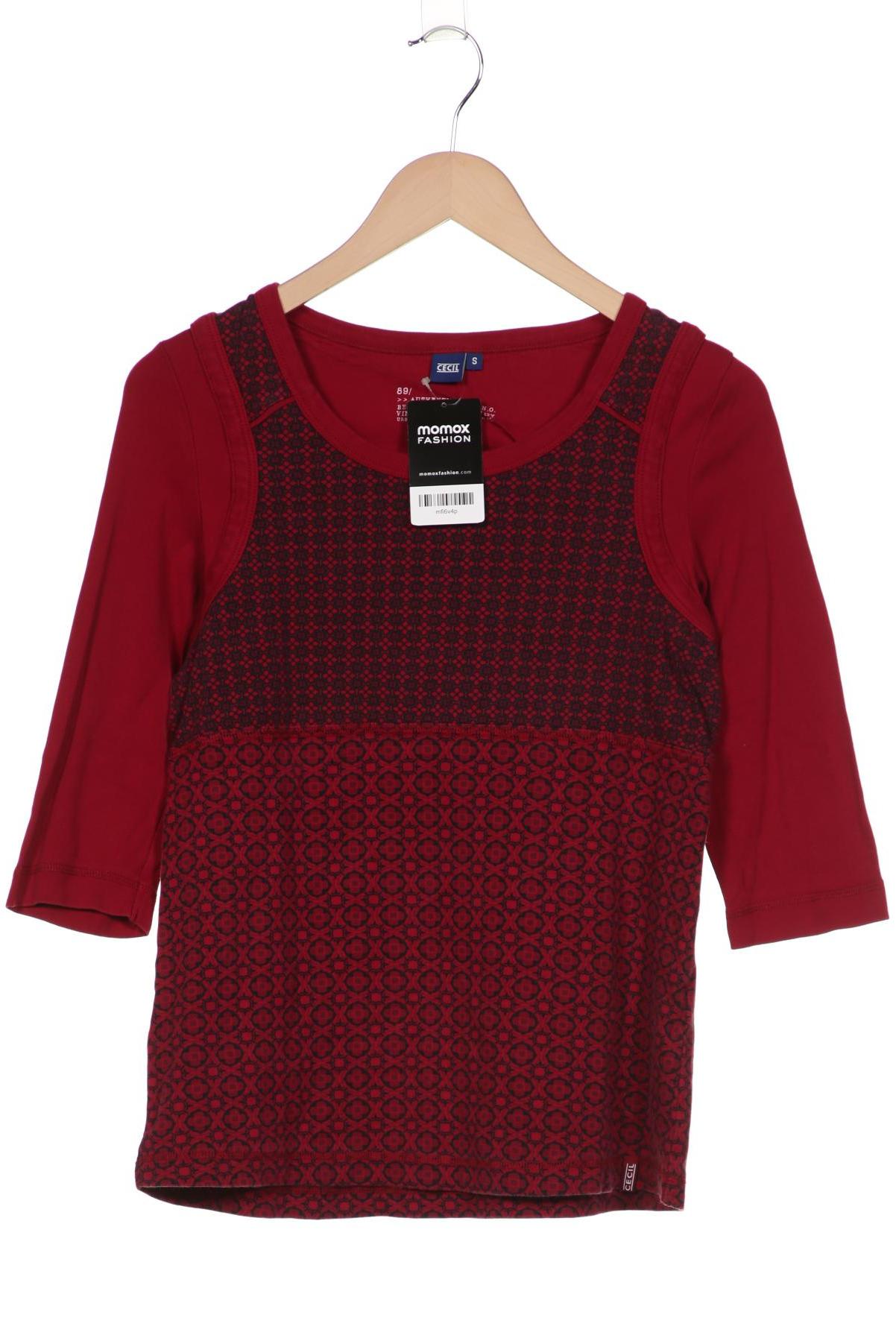 

CECIL Damen Langarmshirt, bordeaux