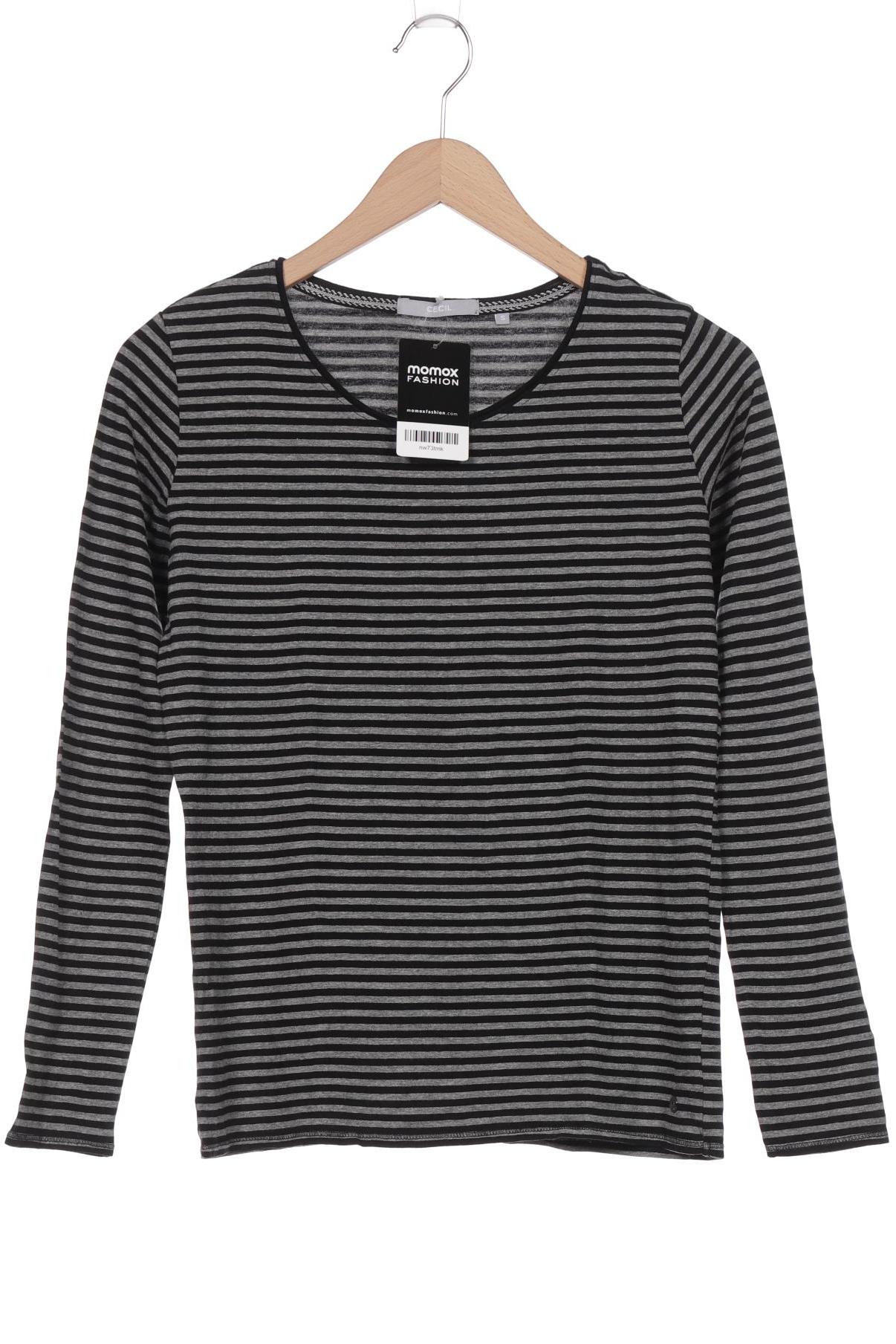 

Cecil Damen Langarmshirt, grau, Gr. 36
