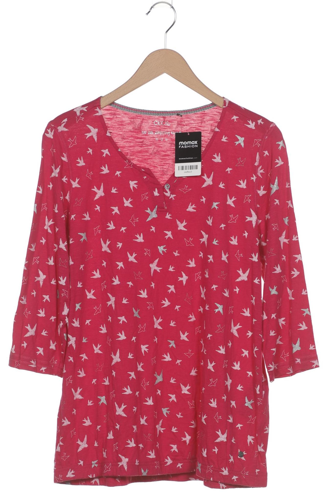 

Cecil Damen Langarmshirt, pink, Gr. 44