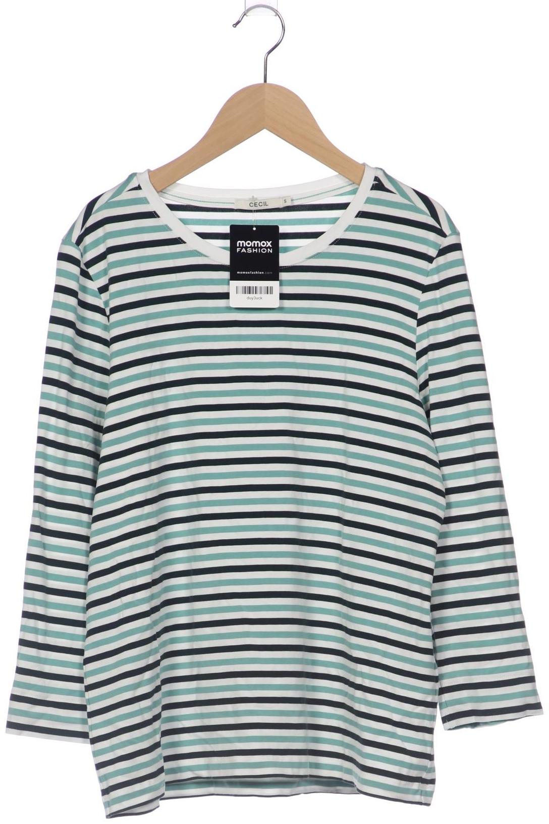 

Cecil Damen Langarmshirt, grün, Gr. 36