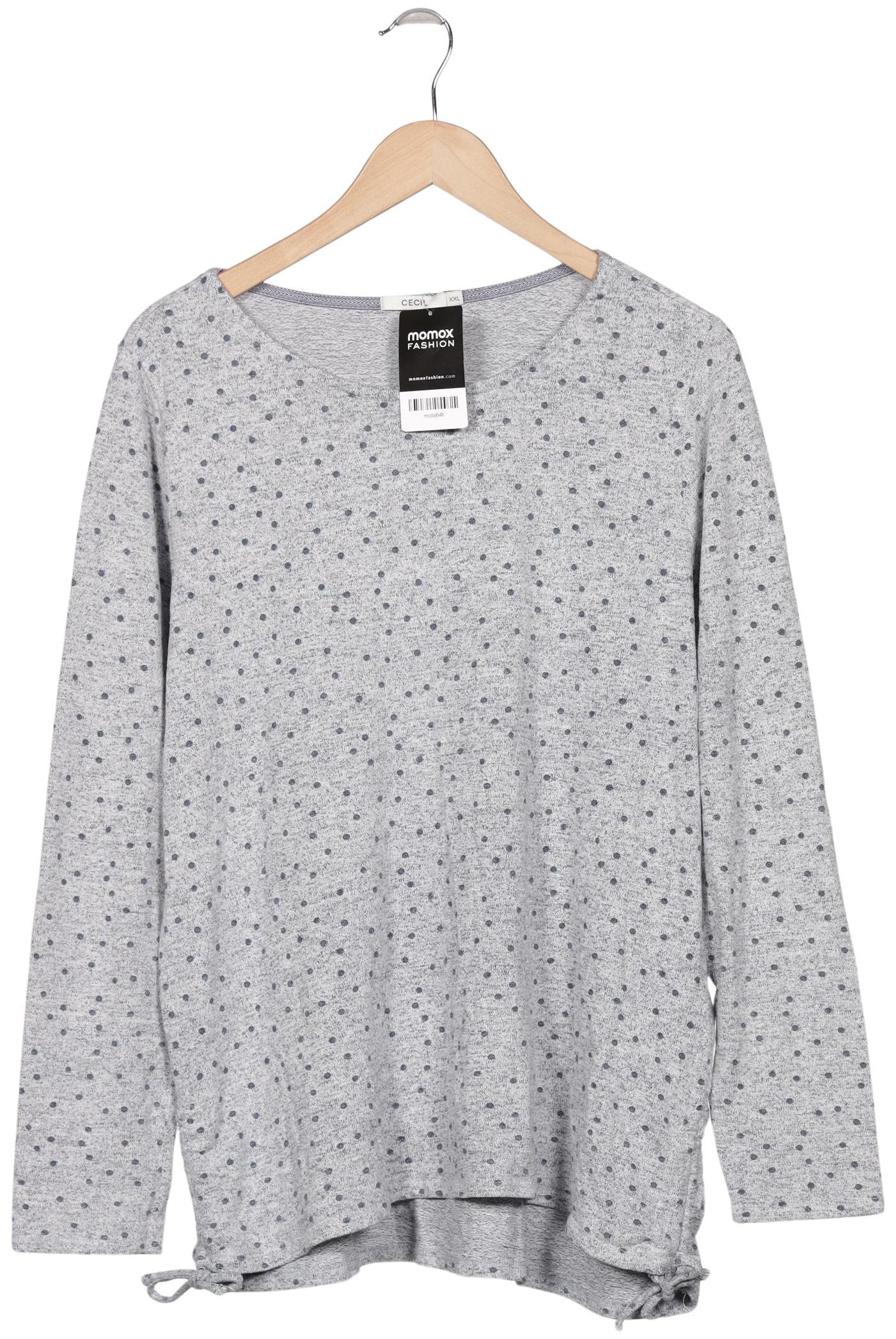 

Cecil Damen Langarmshirt, grau, Gr. 46