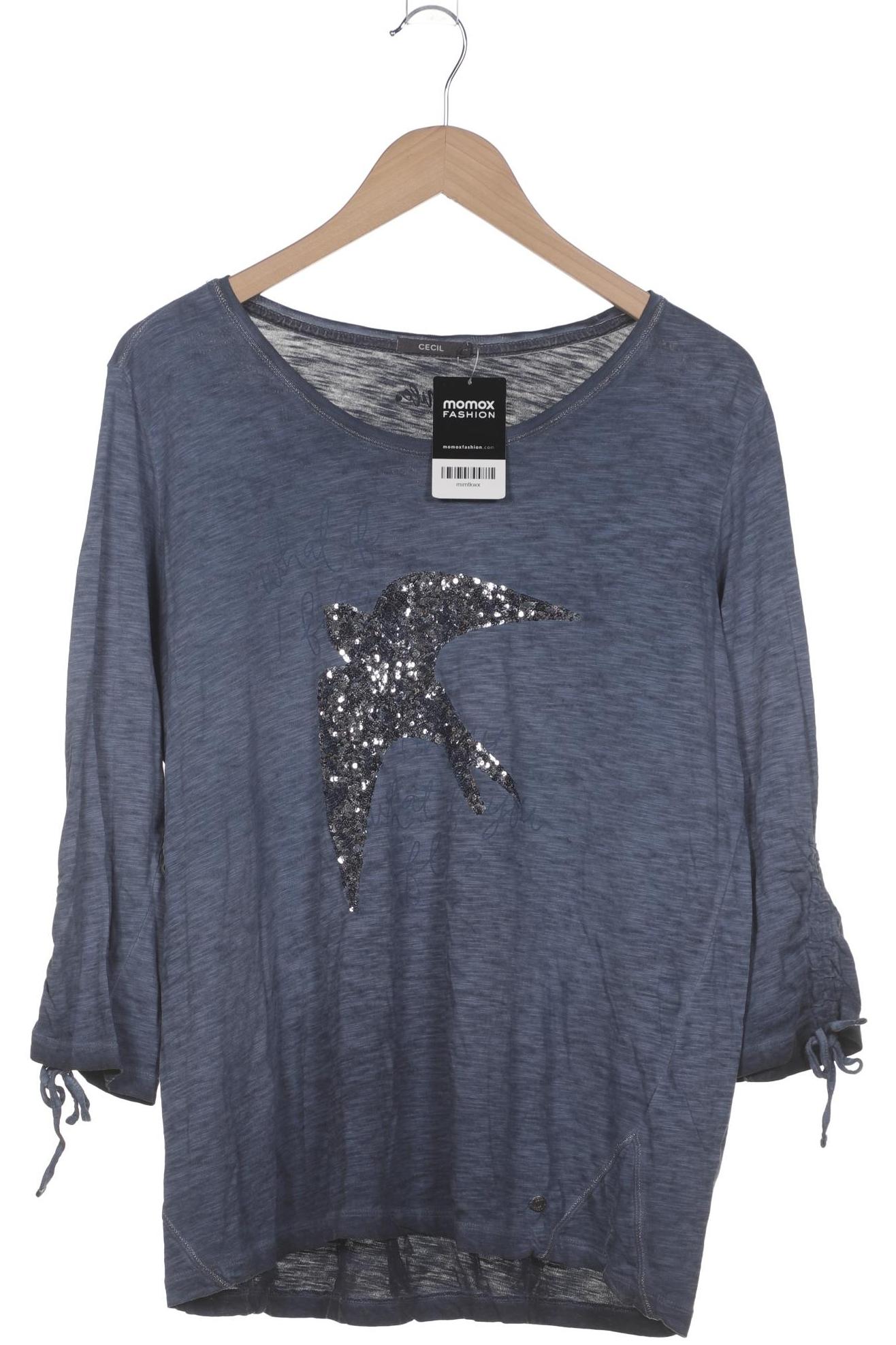 

Cecil Damen Langarmshirt, blau, Gr. 44