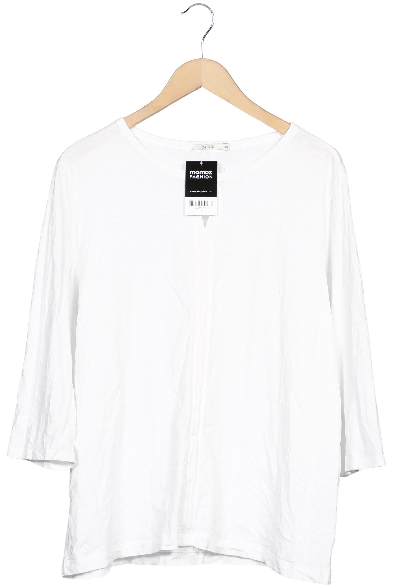 

Cecil Damen Langarmshirt, weiß, Gr. 46