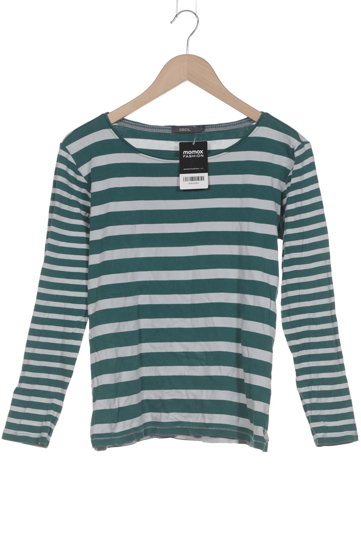 

Cecil Damen Langarmshirt, grün, Gr. 42