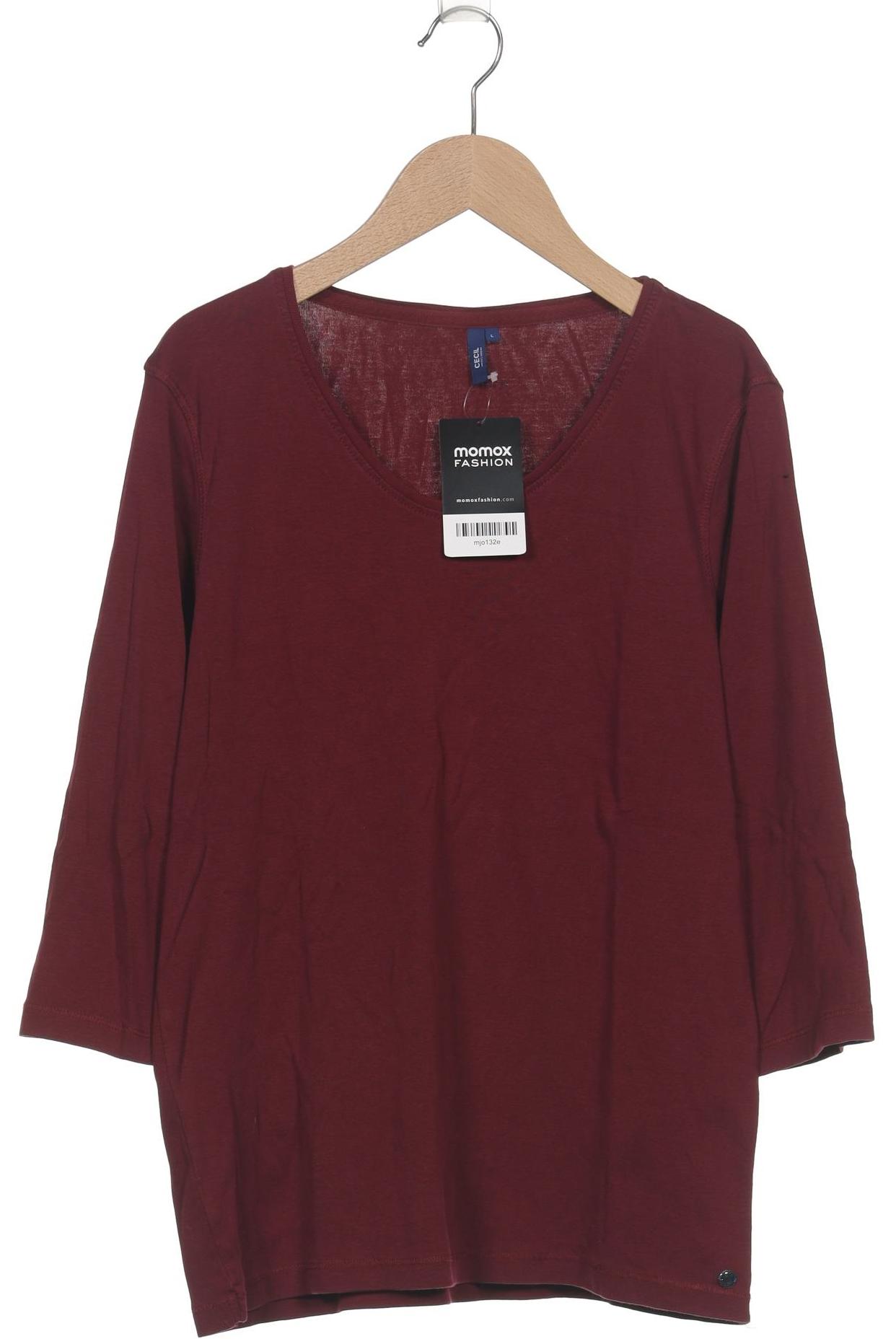 

Cecil Damen Langarmshirt, bordeaux, Gr. 42