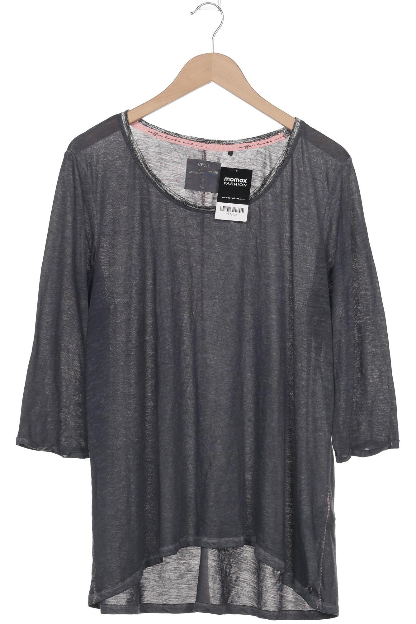 

Cecil Damen Langarmshirt, grau, Gr. 46