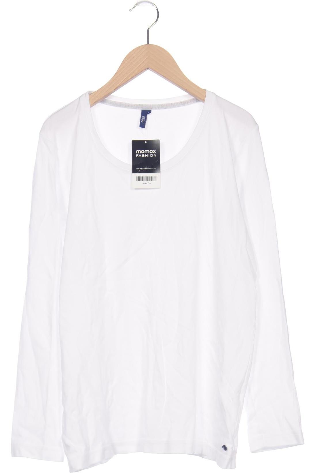 

Cecil Damen Langarmshirt, weiß, Gr. 42