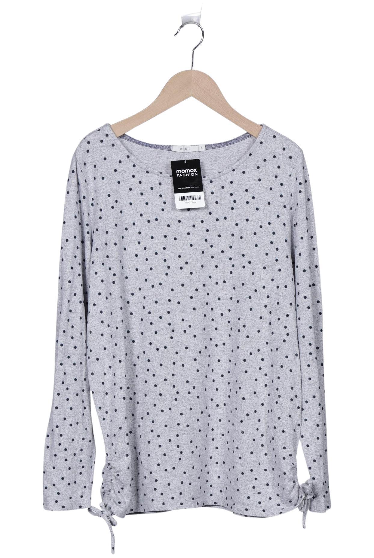 

Cecil Damen Langarmshirt, grau, Gr. 42