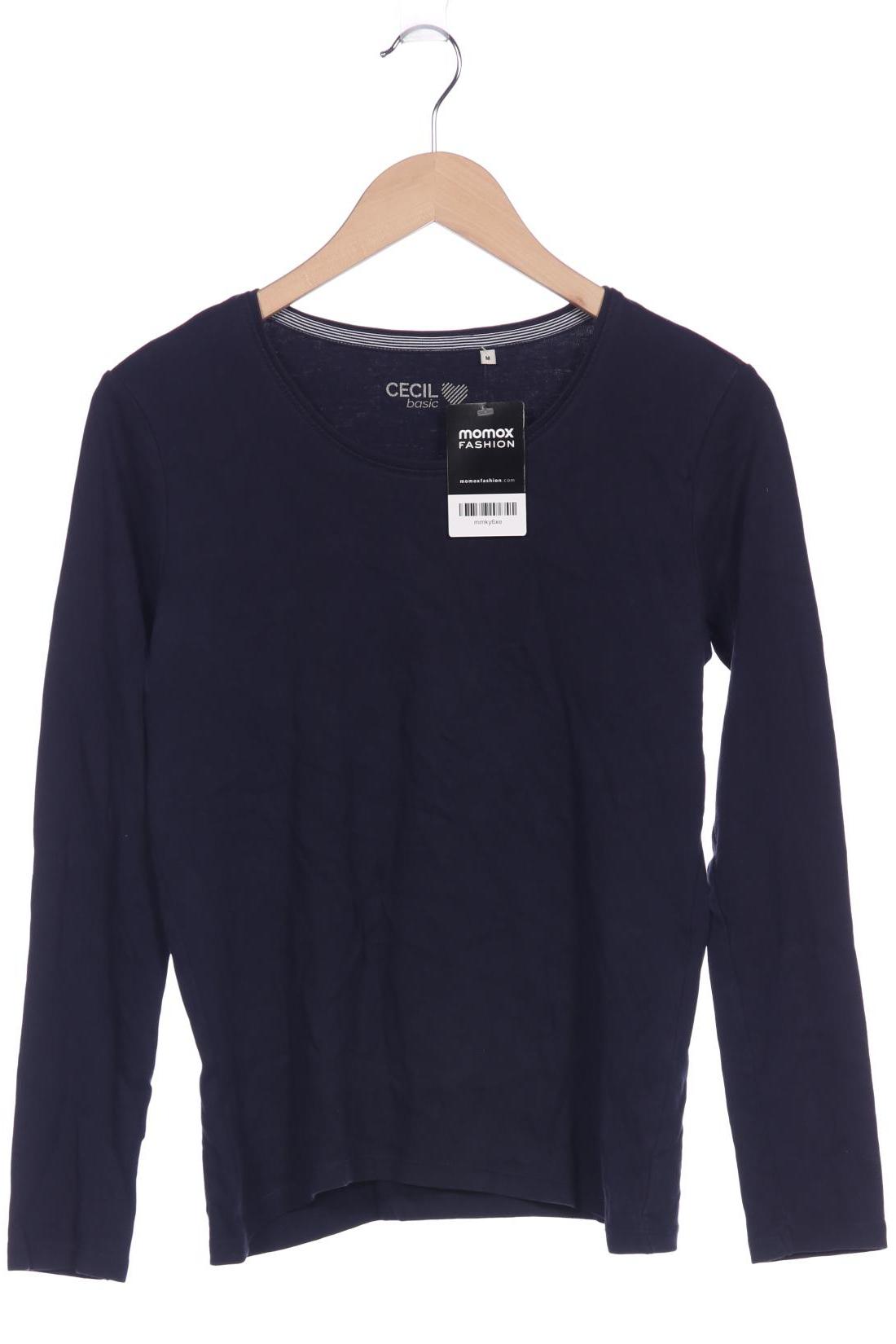 

Cecil Damen Langarmshirt, marineblau, Gr. 38