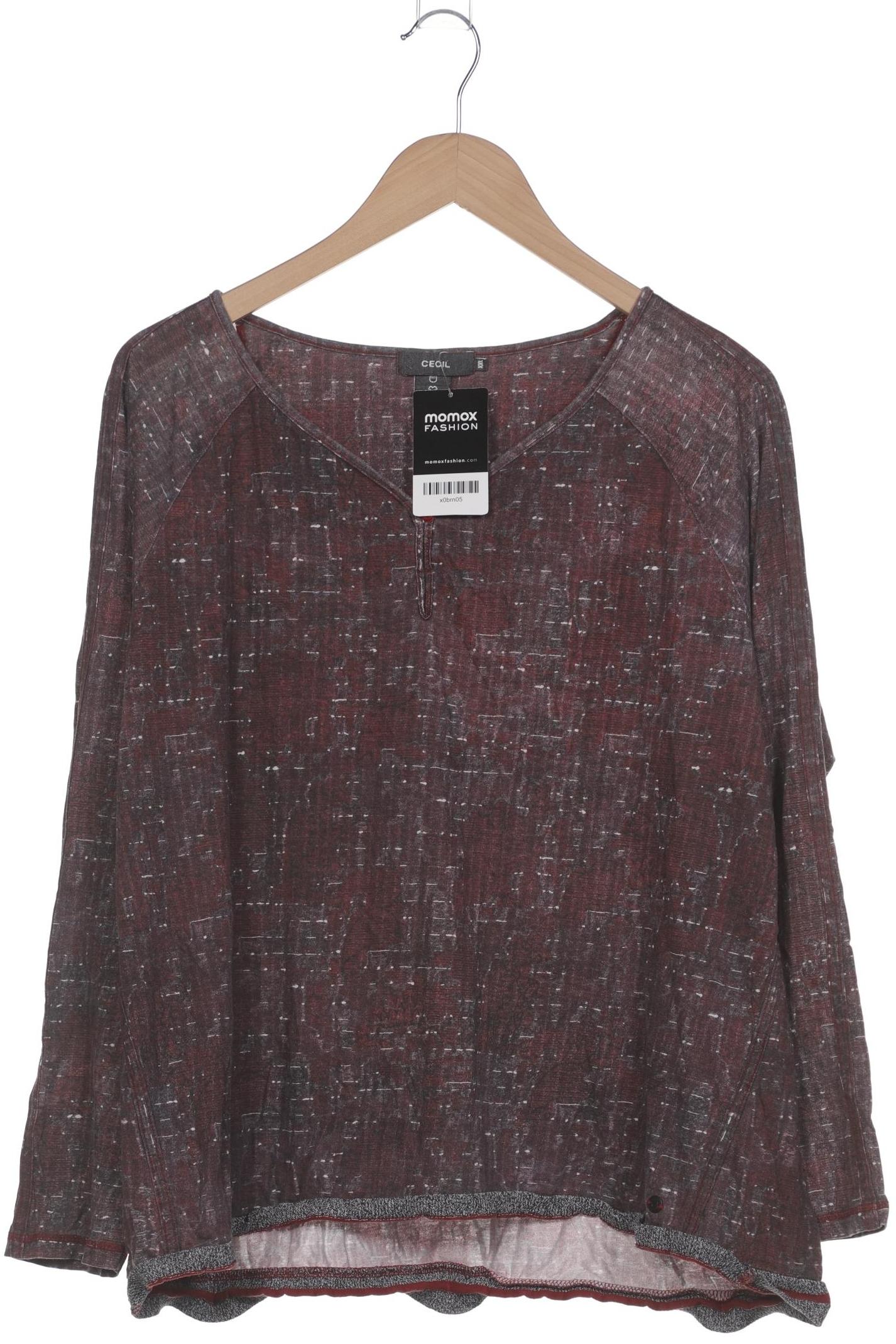 

Cecil Damen Langarmshirt, bordeaux, Gr. 46