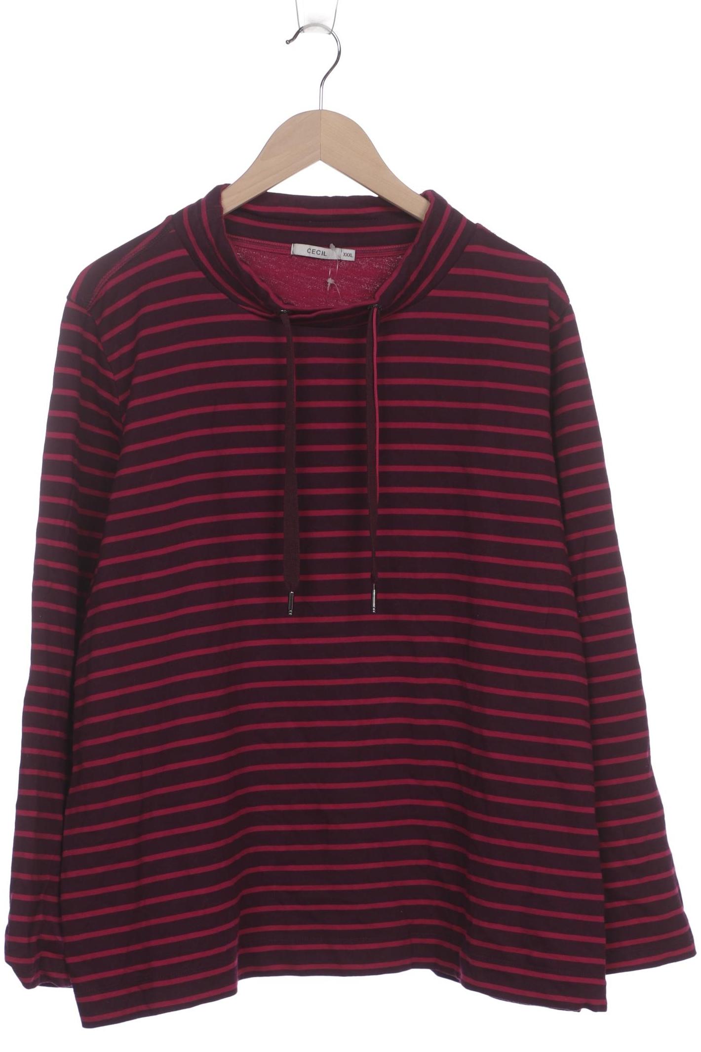 

Cecil Damen Langarmshirt, pink, Gr. 48