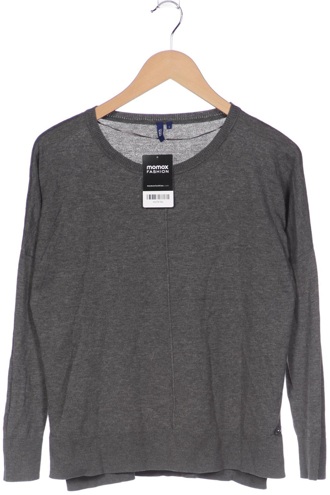 

Cecil Damen Langarmshirt, grau, Gr. 36
