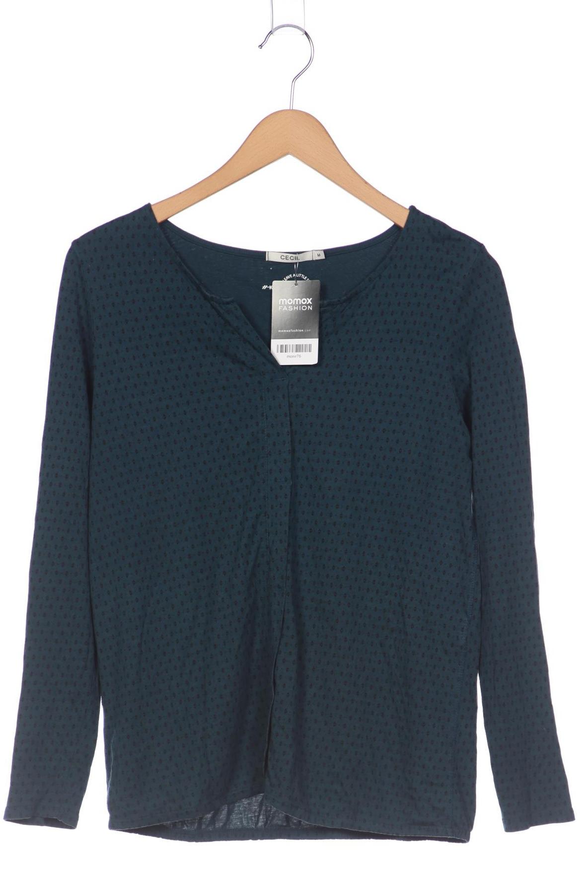 

Cecil Damen Langarmshirt, türkis, Gr. 38