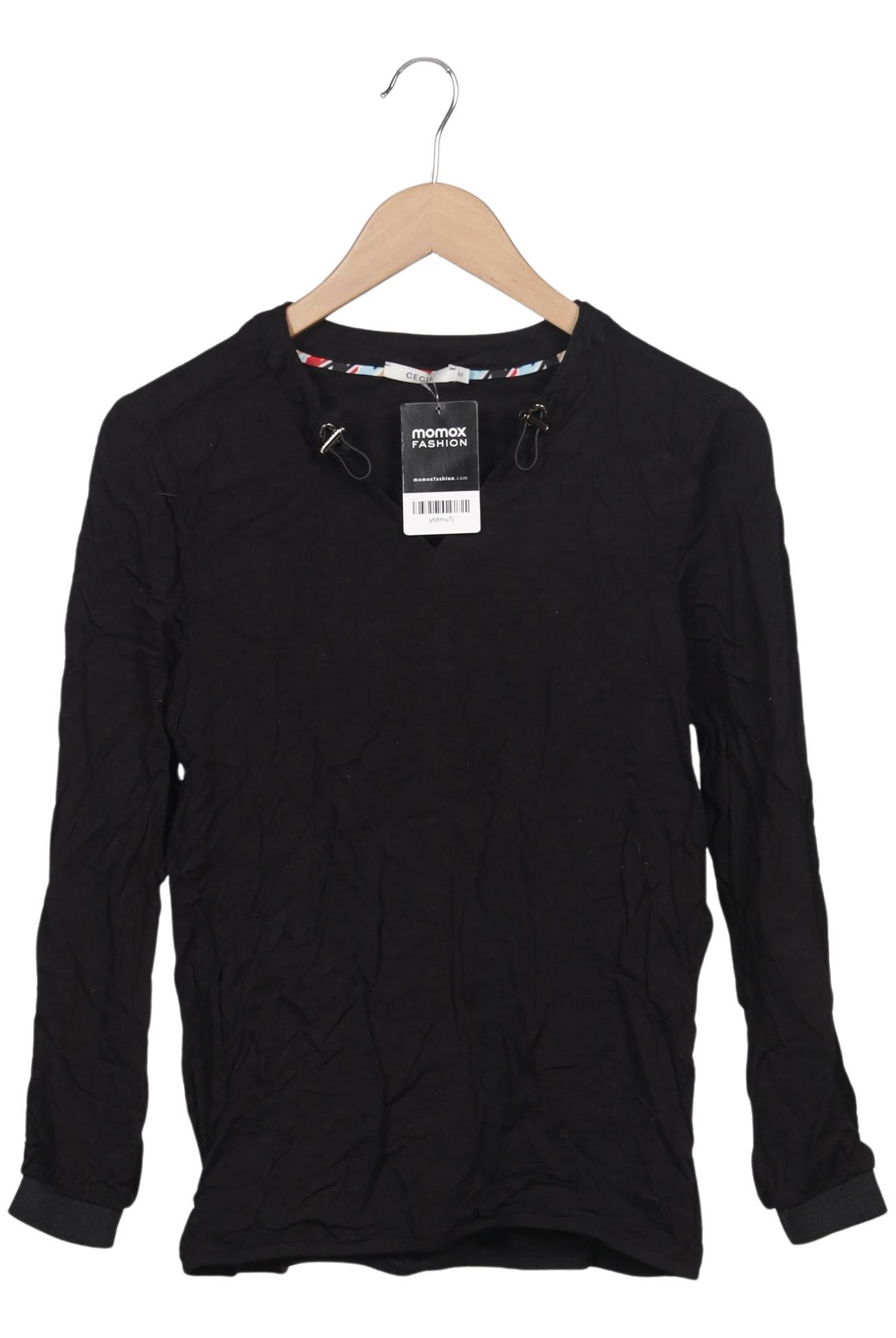 

Cecil Damen Langarmshirt, schwarz, Gr. 38