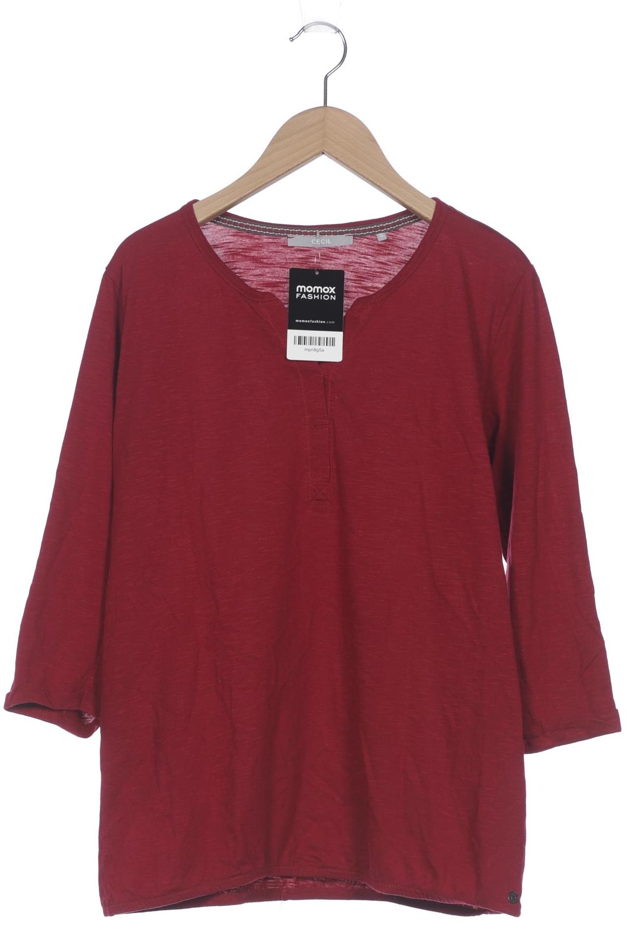 

Cecil Damen Langarmshirt, bordeaux, Gr. 36