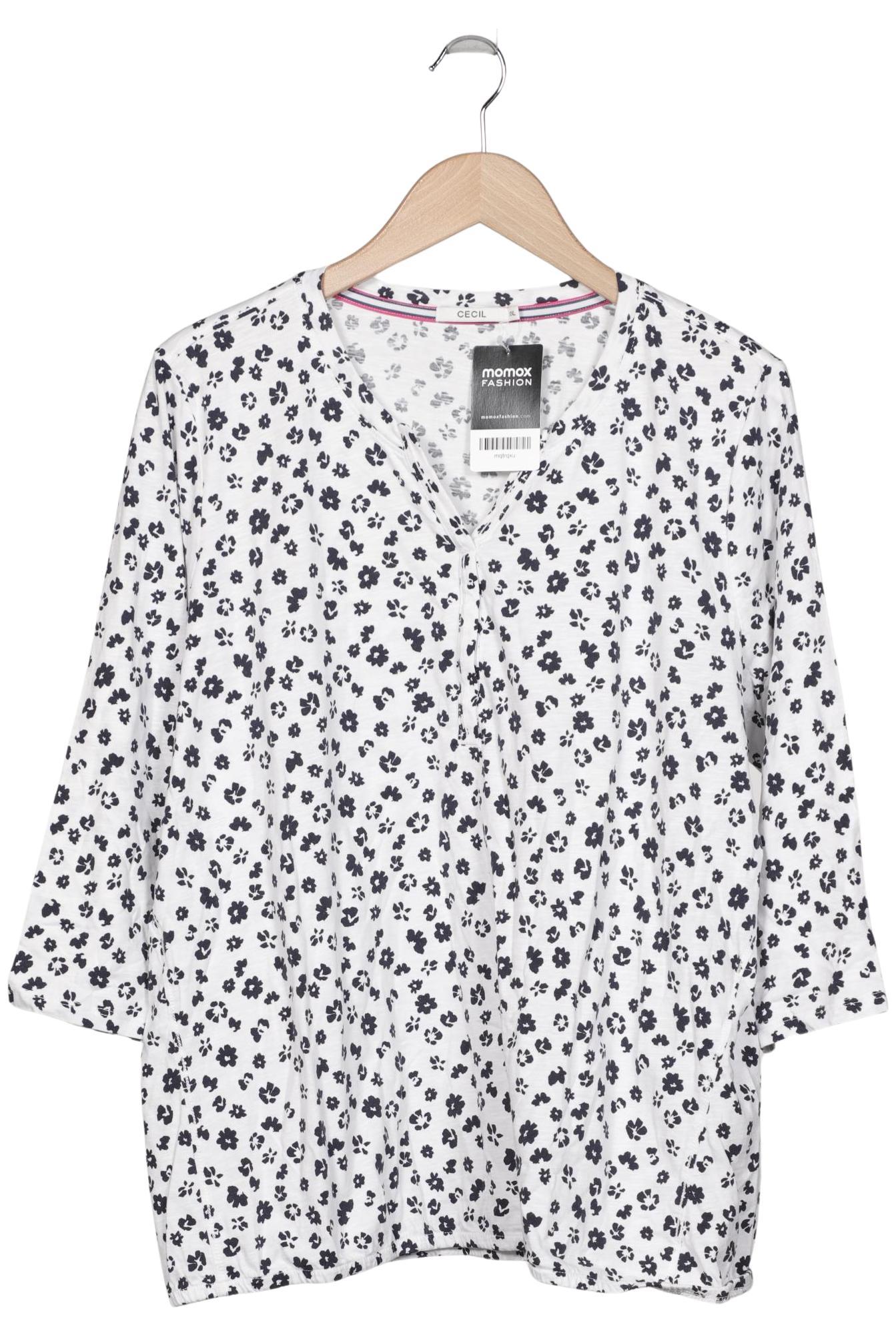 

Cecil Damen Langarmshirt, weiß, Gr. 46