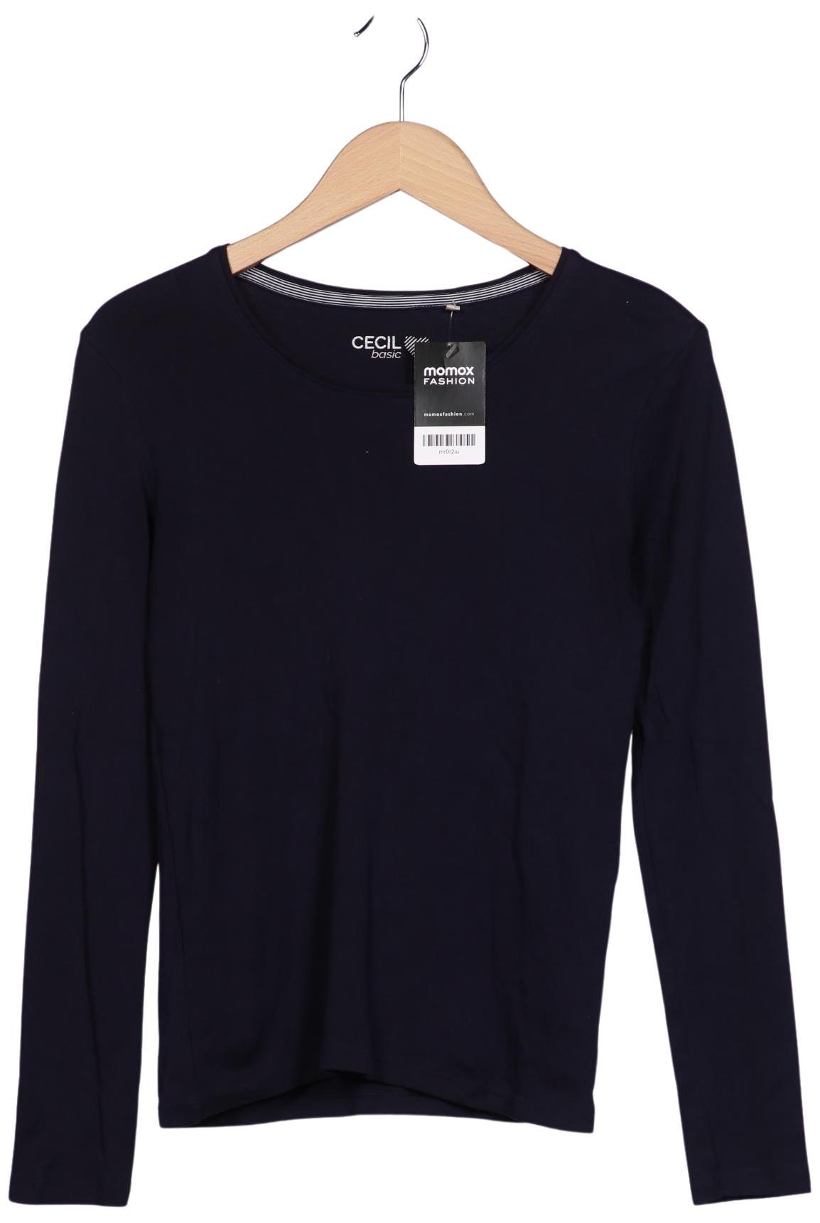 

Cecil Damen Langarmshirt, marineblau, Gr. 36