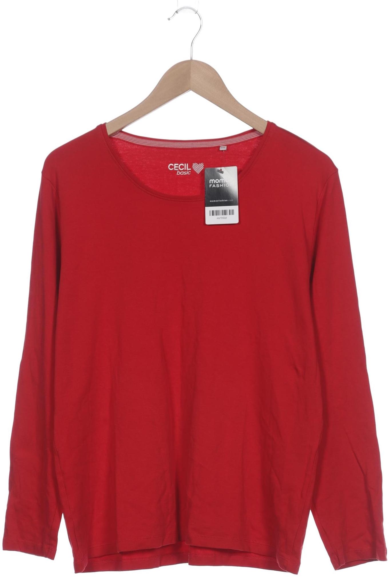 

Cecil Damen Langarmshirt, rot, Gr. 46