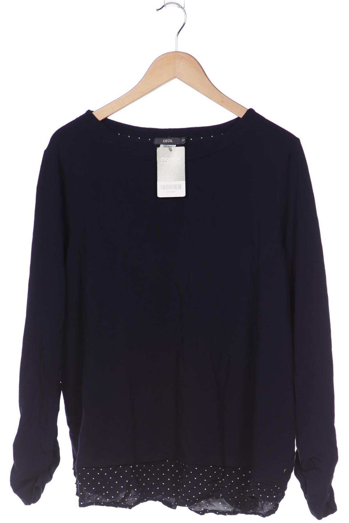 

CECIL Damen Langarmshirt, marineblau