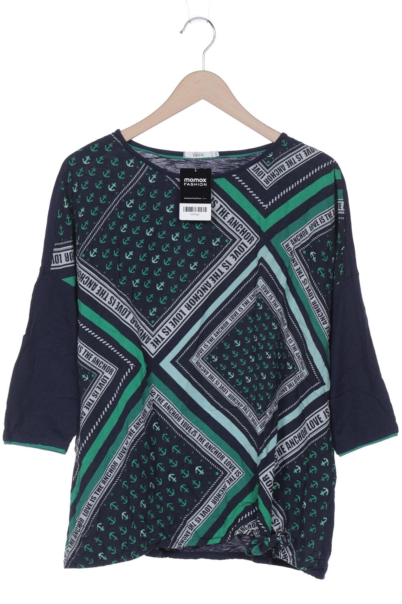 

Cecil Damen Langarmshirt, marineblau, Gr. 46