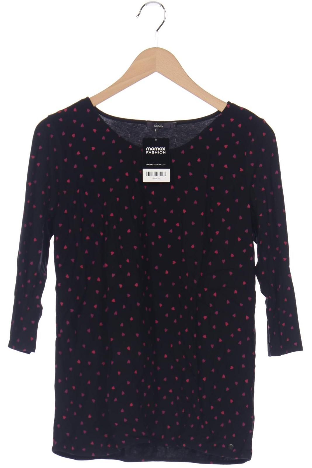 

Cecil Damen Langarmshirt, schwarz, Gr. 42