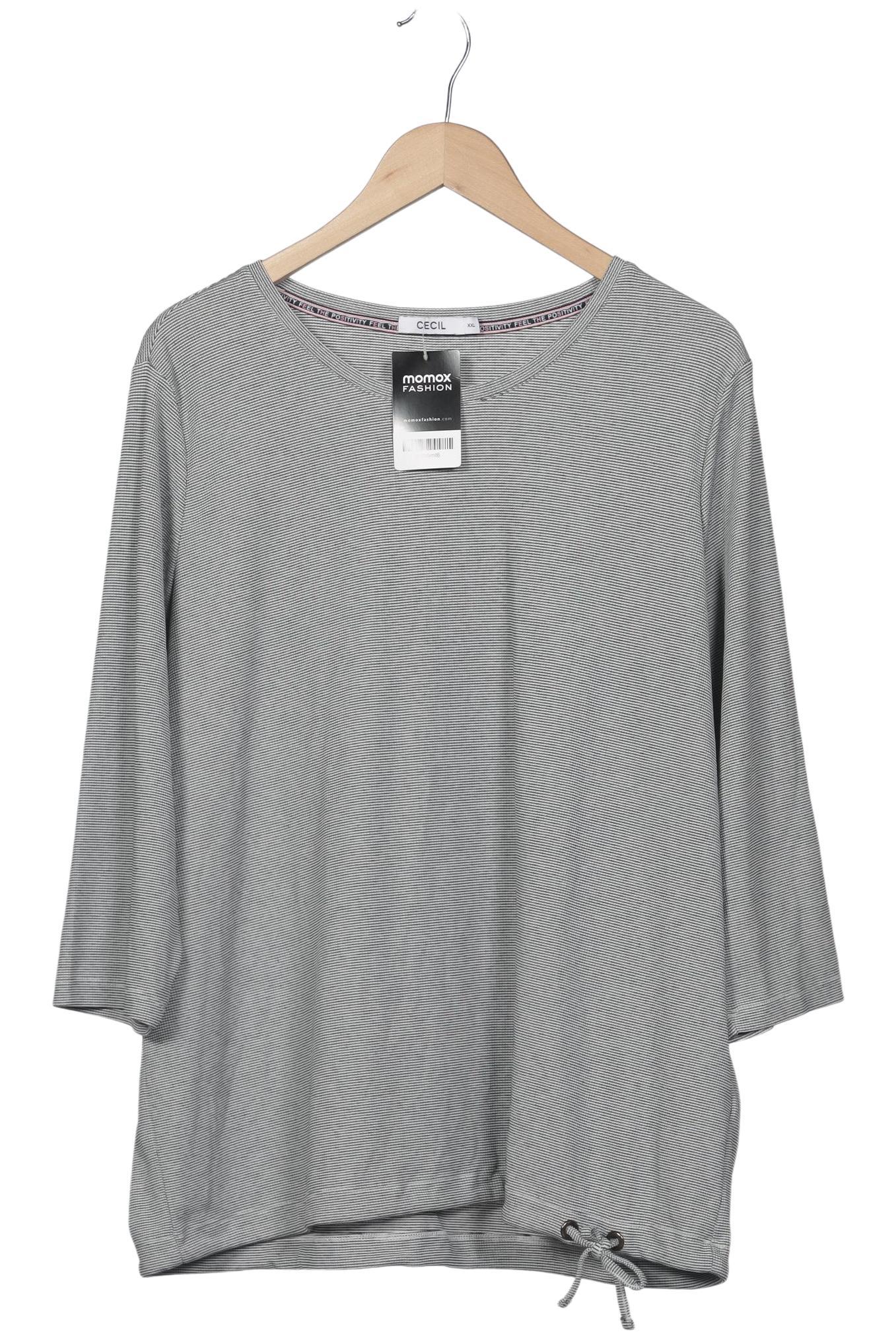 

Cecil Damen Langarmshirt, grau, Gr. 46