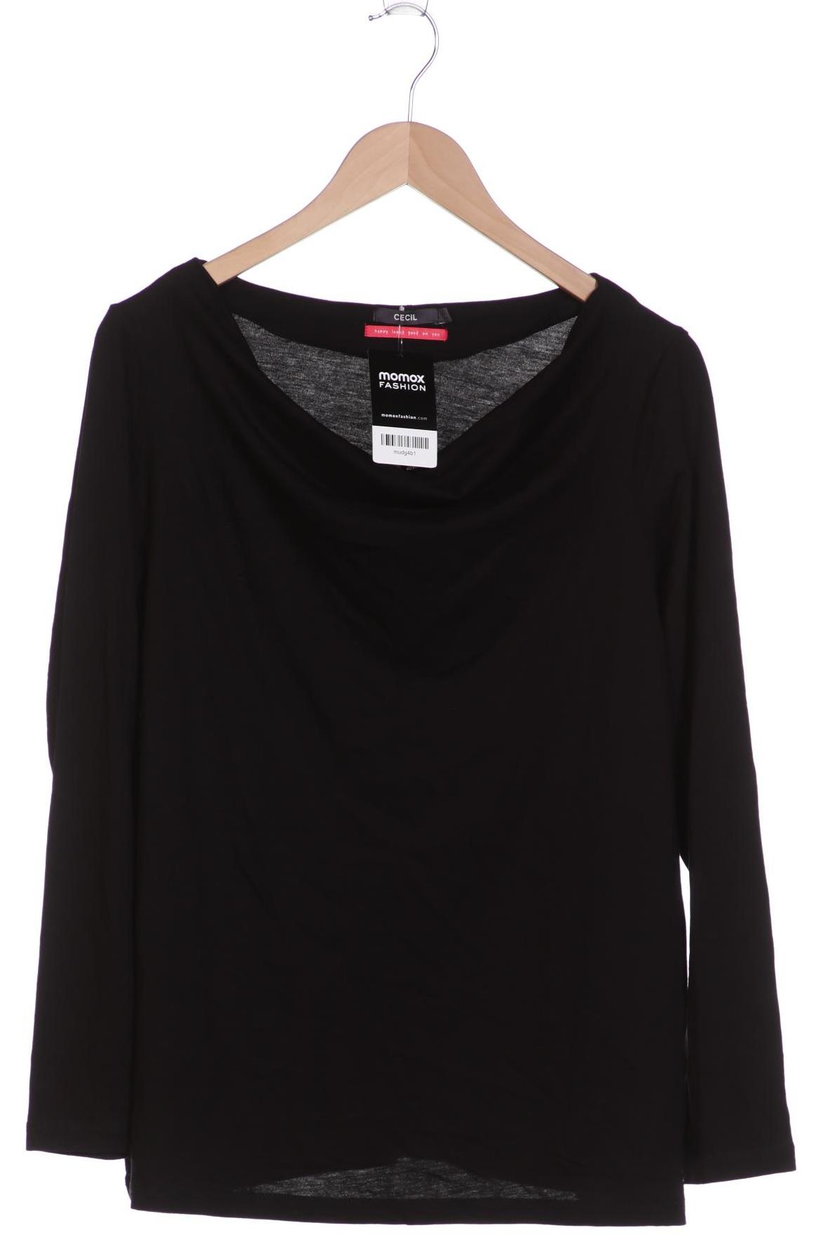 

CECIL Damen Langarmshirt, schwarz