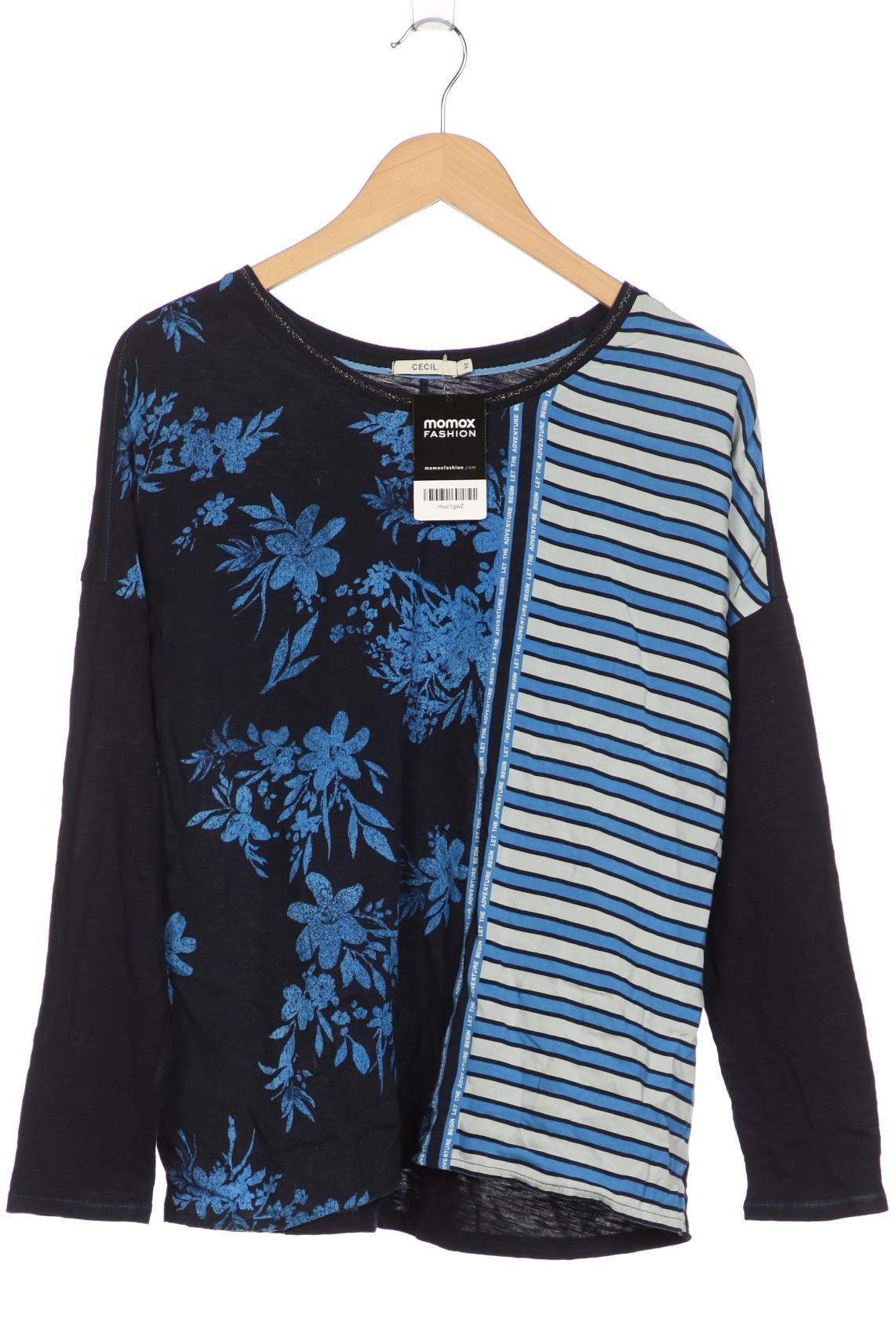 

Cecil Damen Langarmshirt, marineblau, Gr. 38