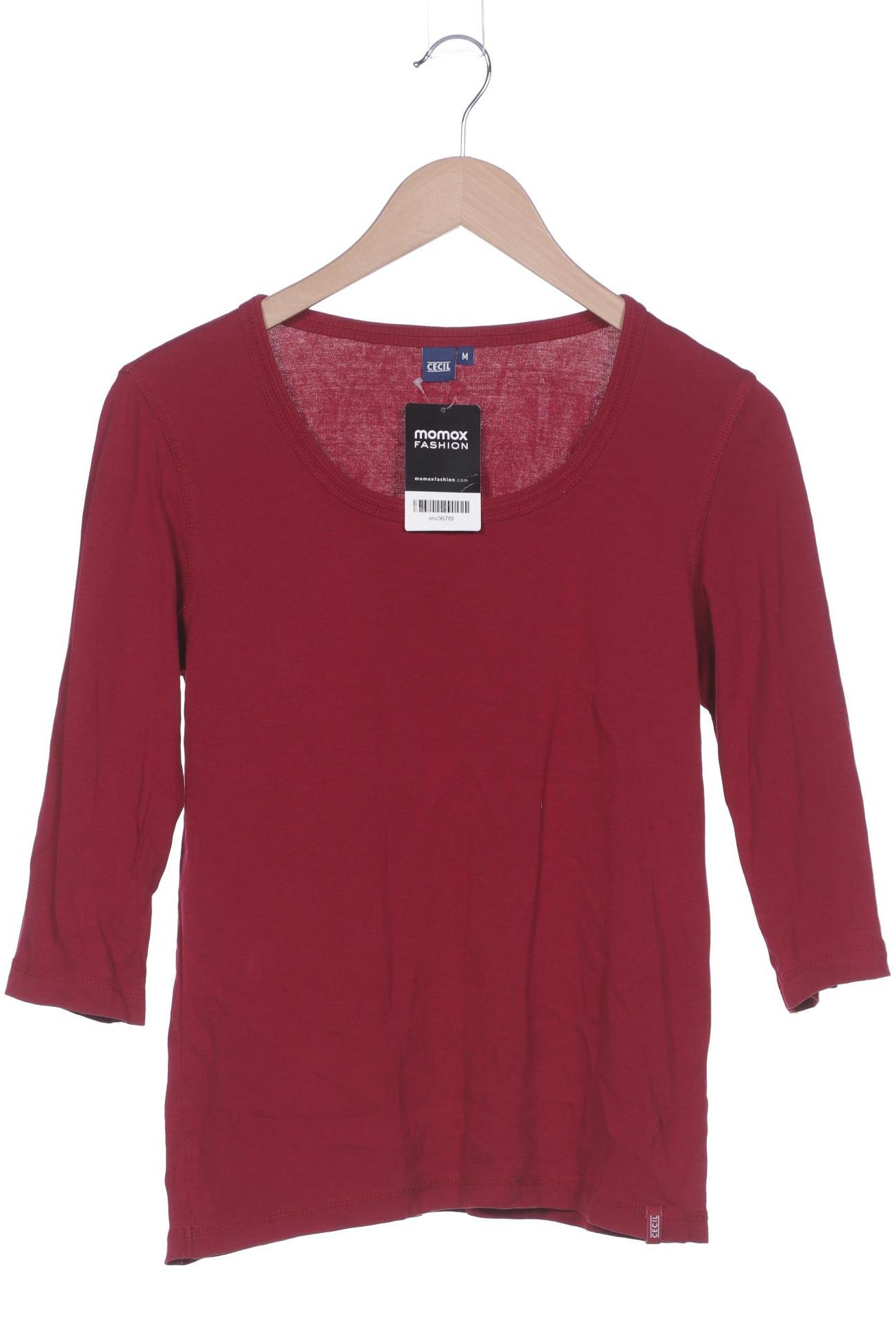 

Cecil Damen Langarmshirt, bordeaux, Gr. 38