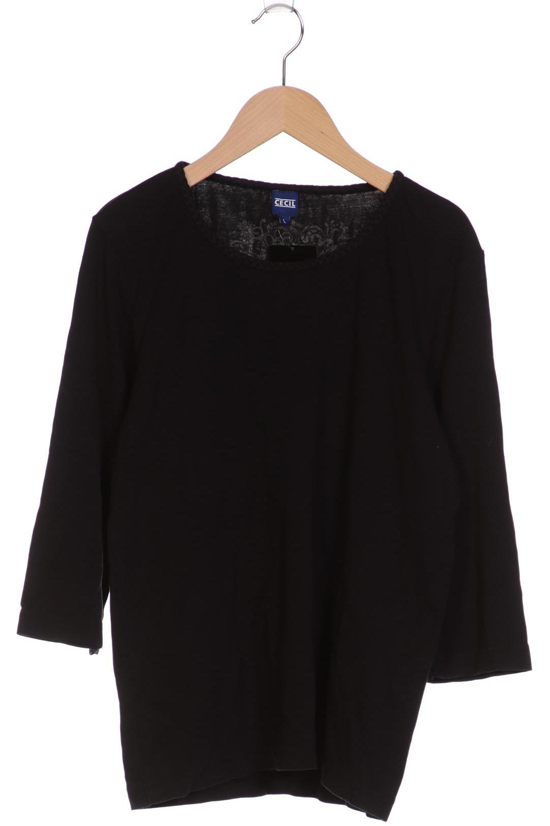 

Cecil Damen Langarmshirt, schwarz, Gr. 42