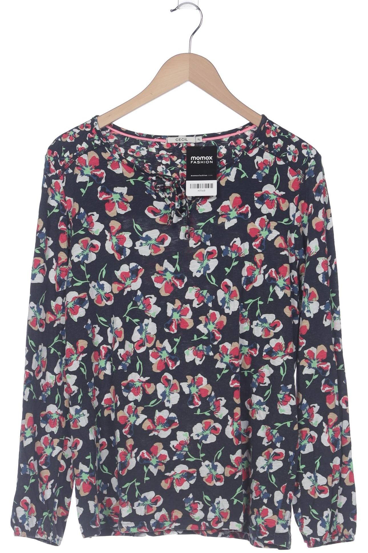 

Cecil Damen Langarmshirt, marineblau, Gr. 44