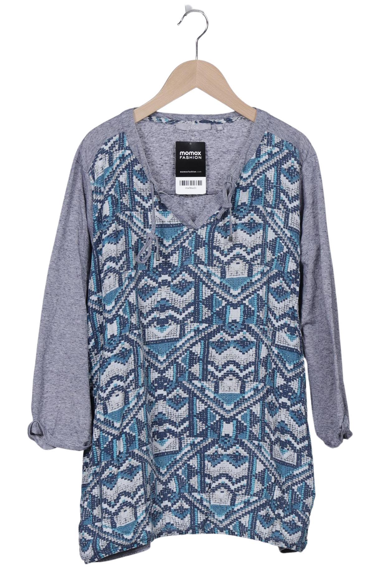 

Cecil Damen Langarmshirt, blau, Gr. 46