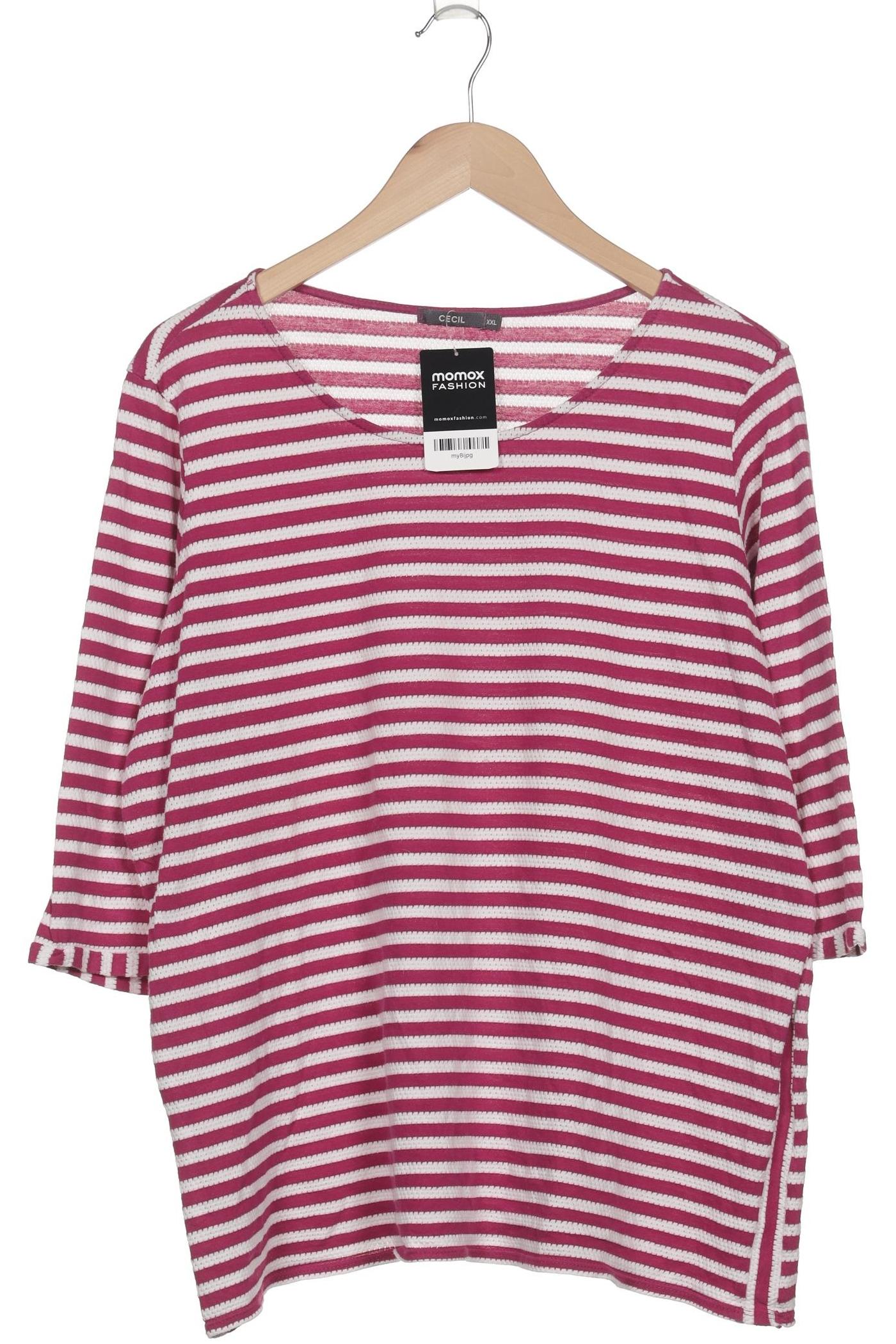 

Cecil Damen Langarmshirt, pink, Gr. 46