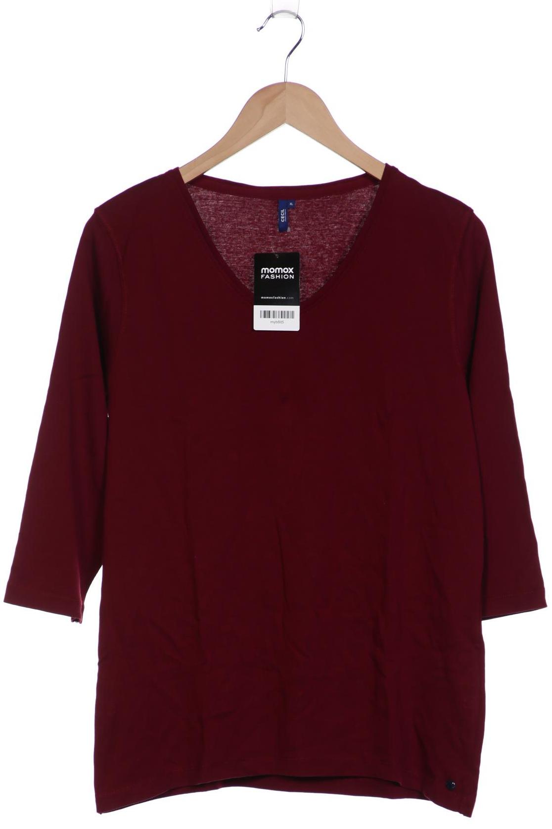 

Cecil Damen Langarmshirt, bordeaux, Gr. 44