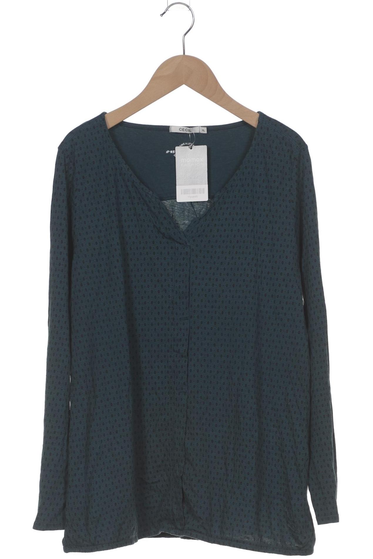 

Cecil Damen Langarmshirt, türkis, Gr. 44