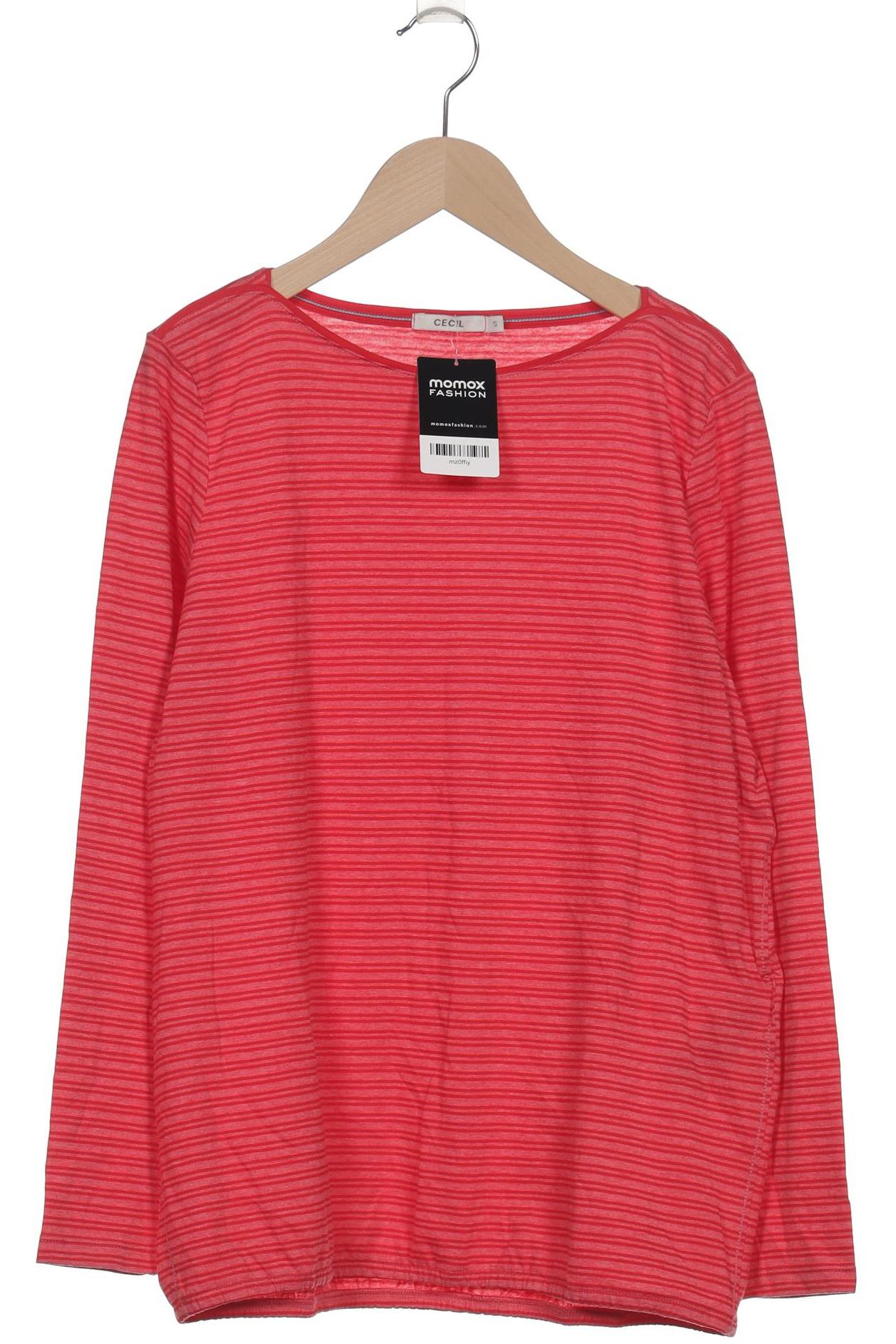 

Cecil Damen Langarmshirt, rot, Gr. 36