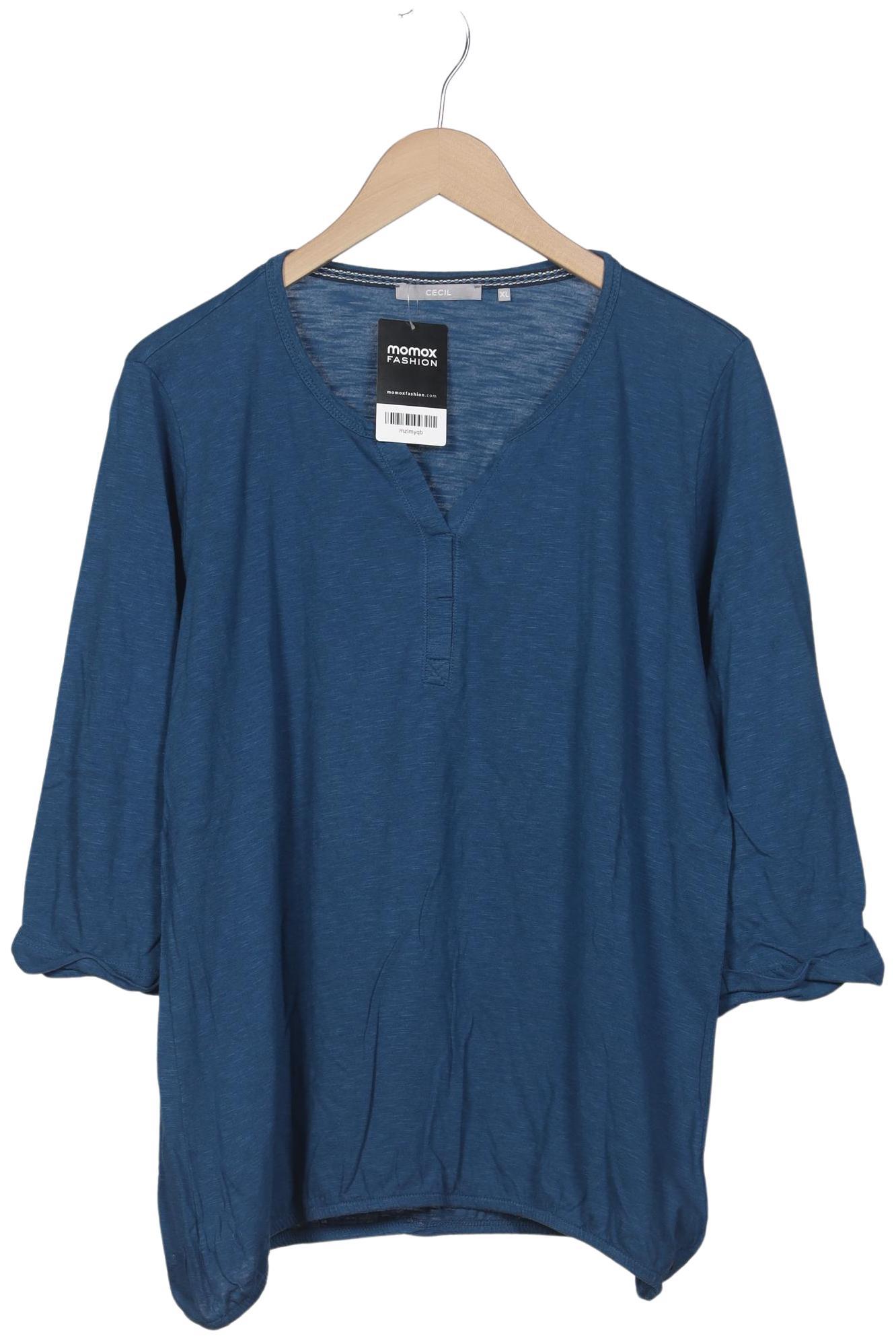 

Cecil Damen Langarmshirt, blau, Gr. 44