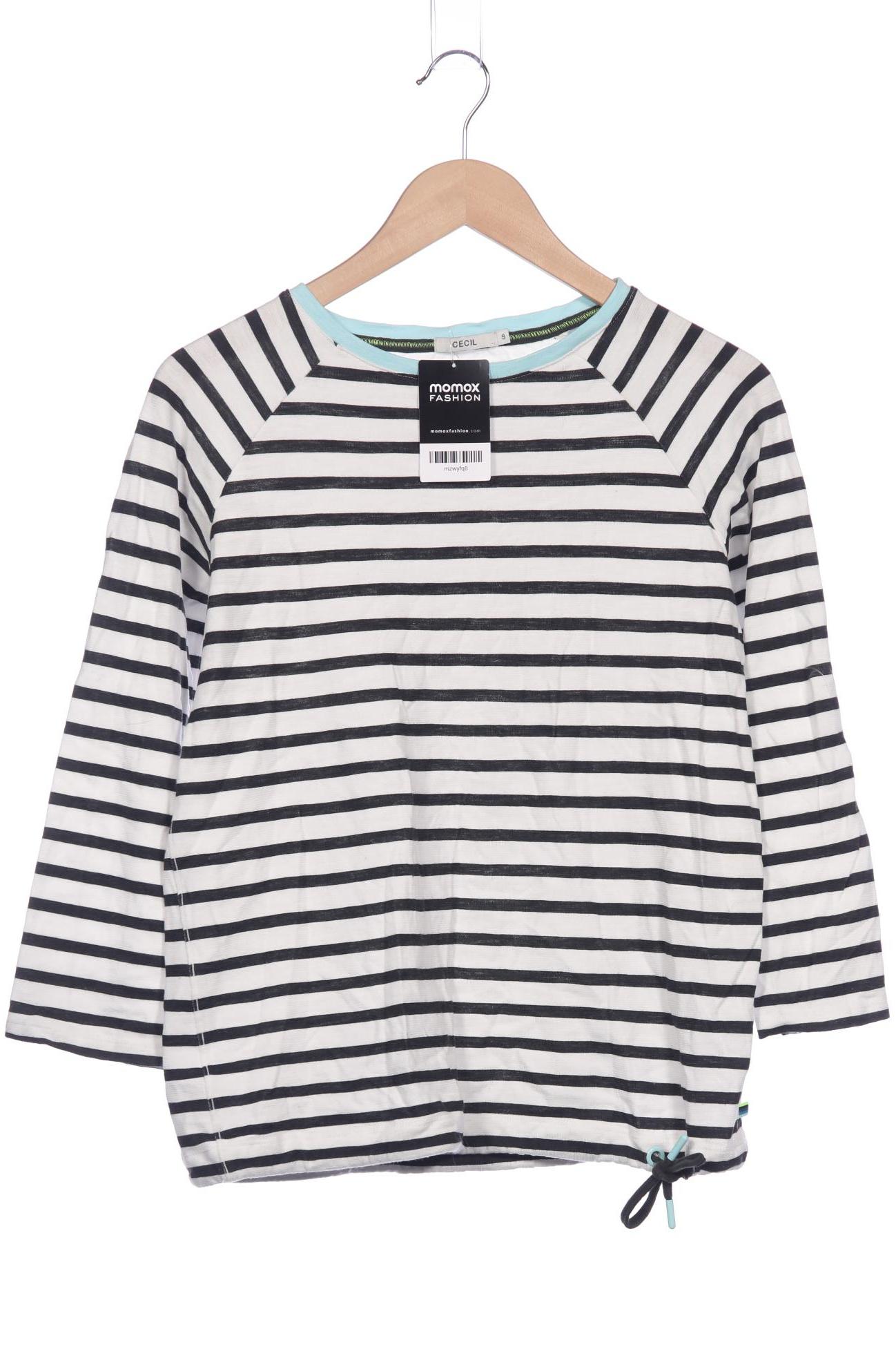

Cecil Damen Langarmshirt, weiß, Gr. 36