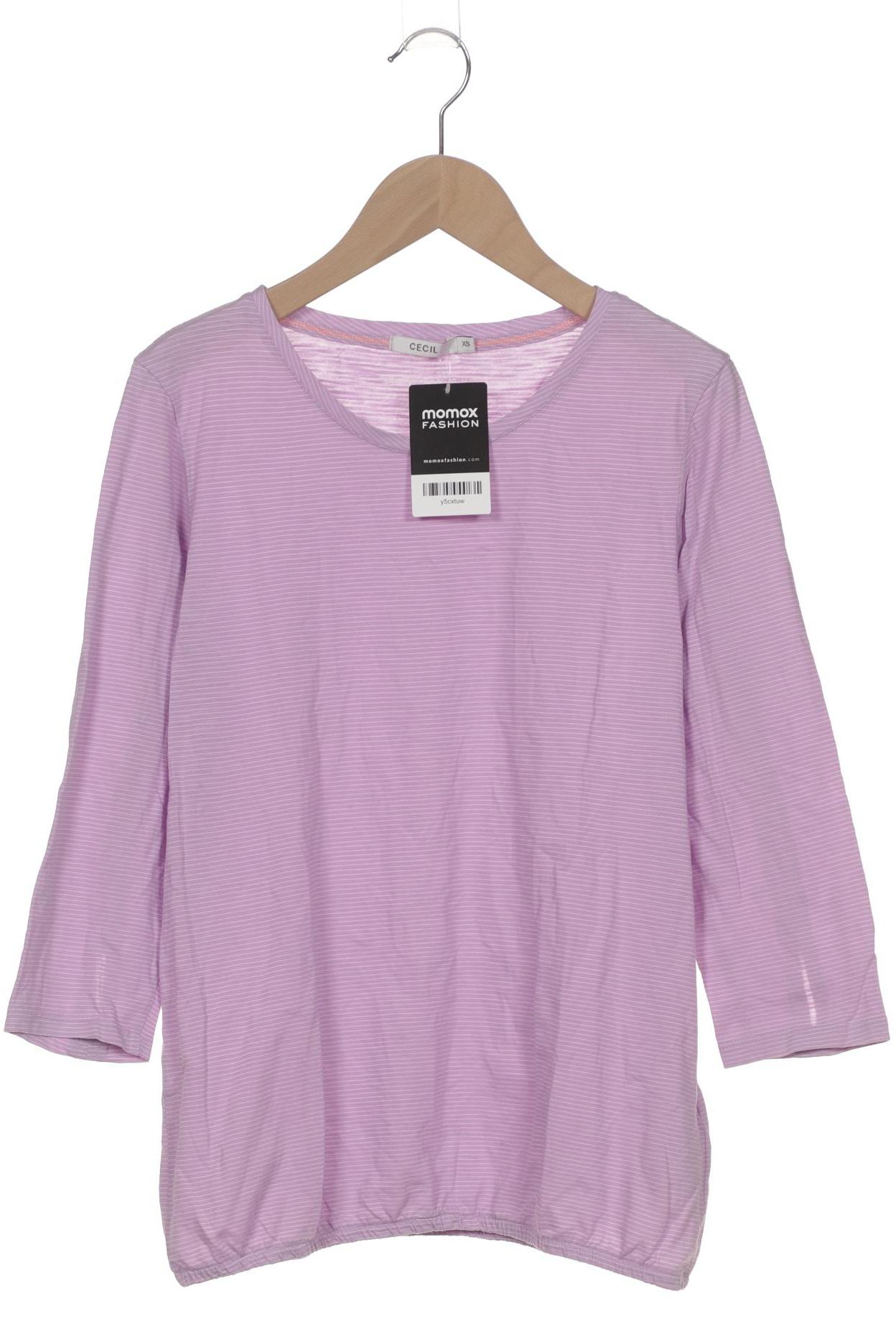 

Cecil Damen Langarmshirt, flieder, Gr. 34