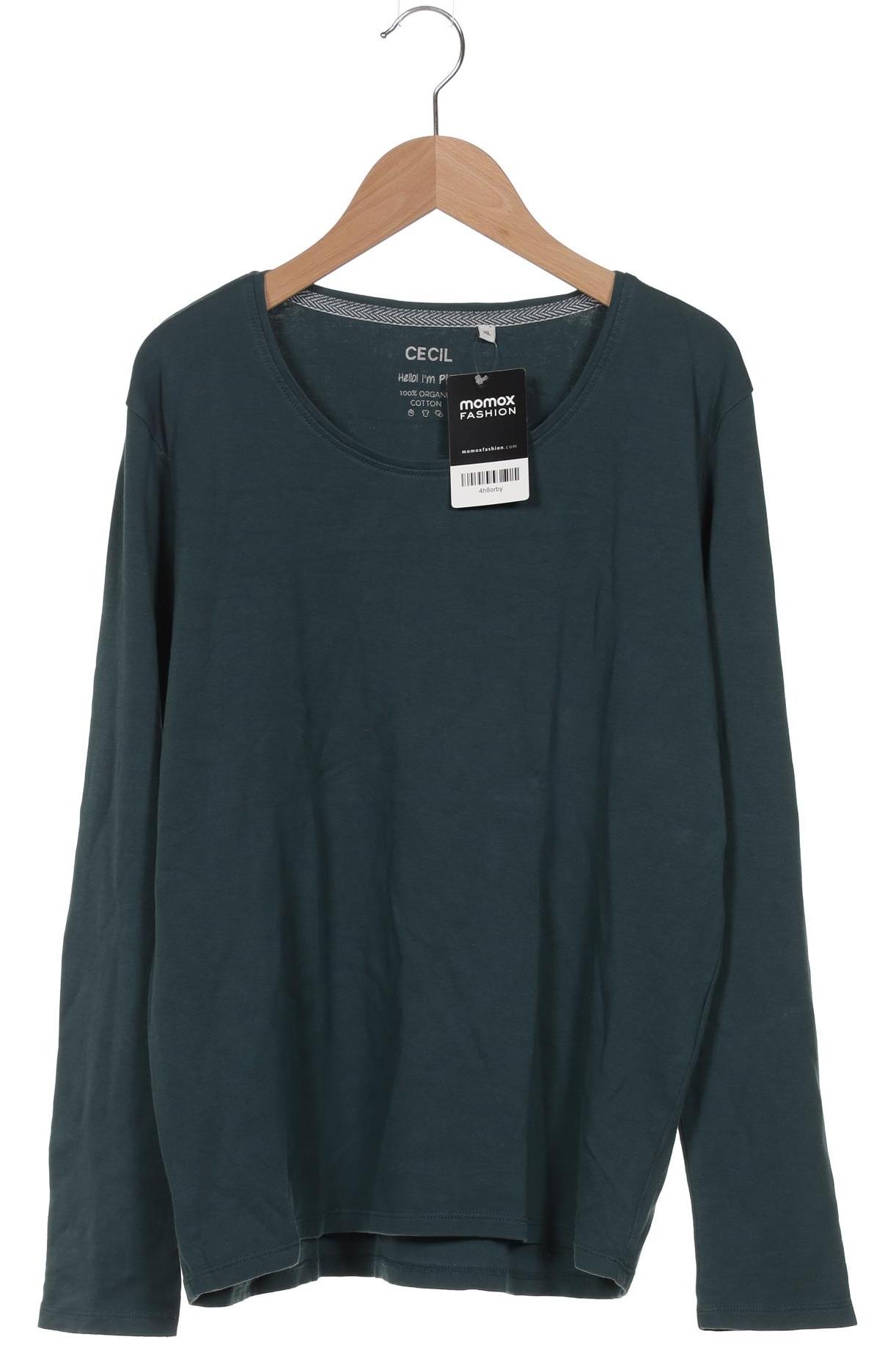 

Cecil Damen Langarmshirt, grün, Gr. 44