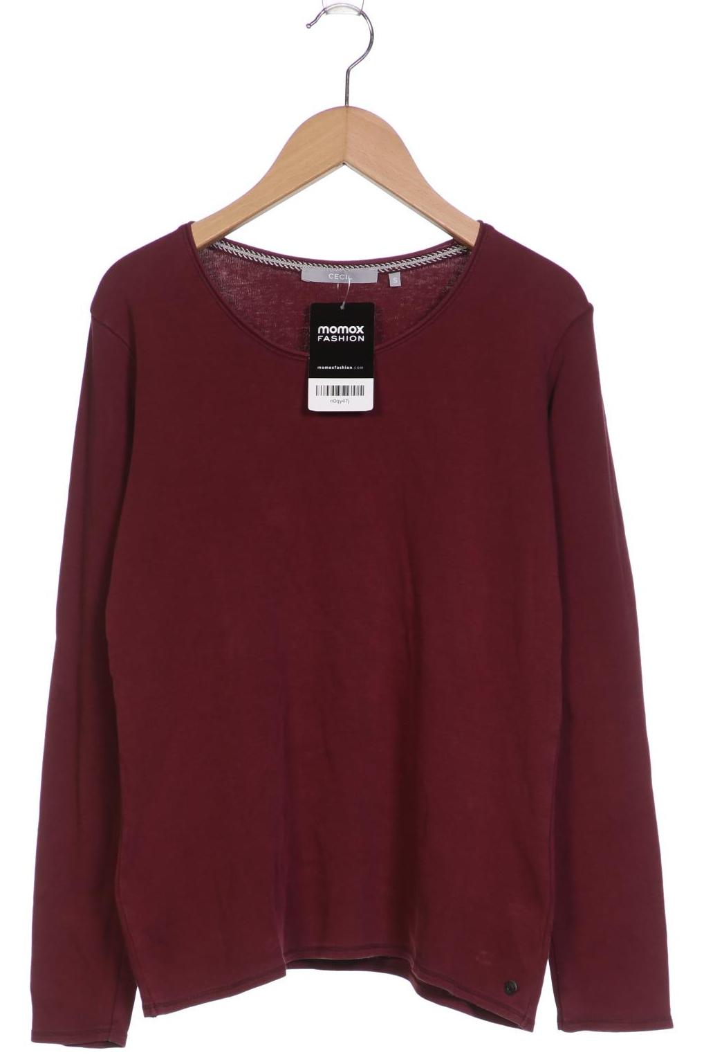 

Cecil Damen Langarmshirt, bordeaux, Gr. 36