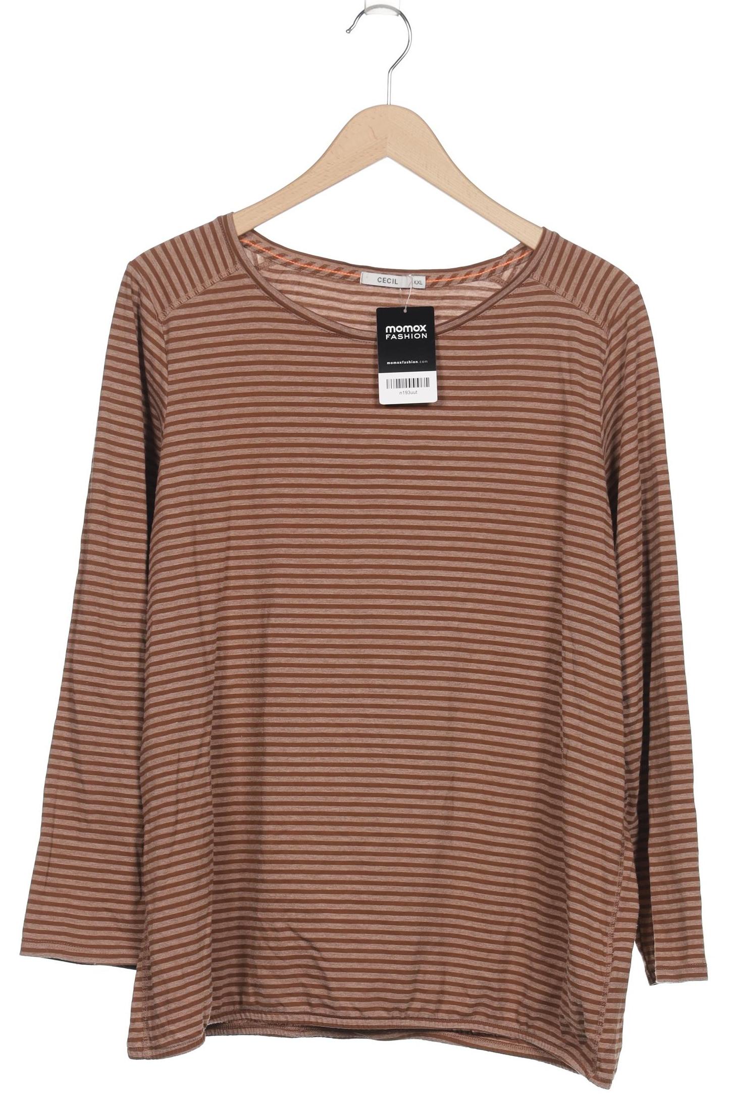 

Cecil Damen Langarmshirt, braun, Gr. 46