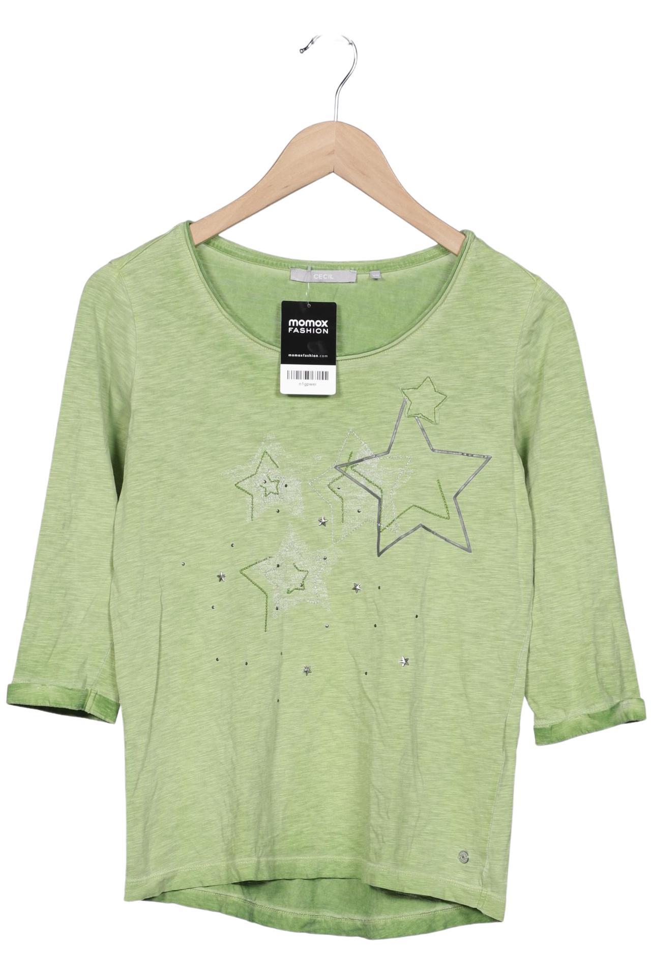 

Cecil Damen Langarmshirt, grün, Gr. 34